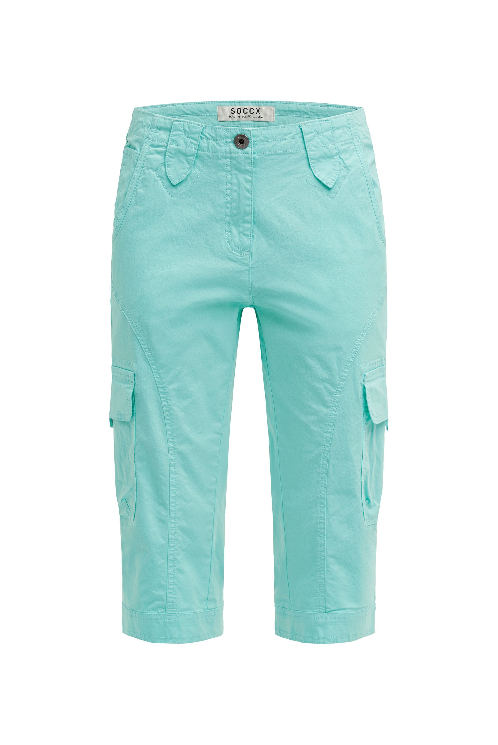 Basic Skaterhose mit Beintaschen crystal aqua