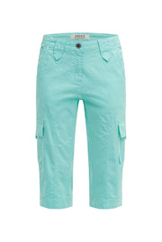 Basic Skaterhose mit Beintaschen crystal aqua