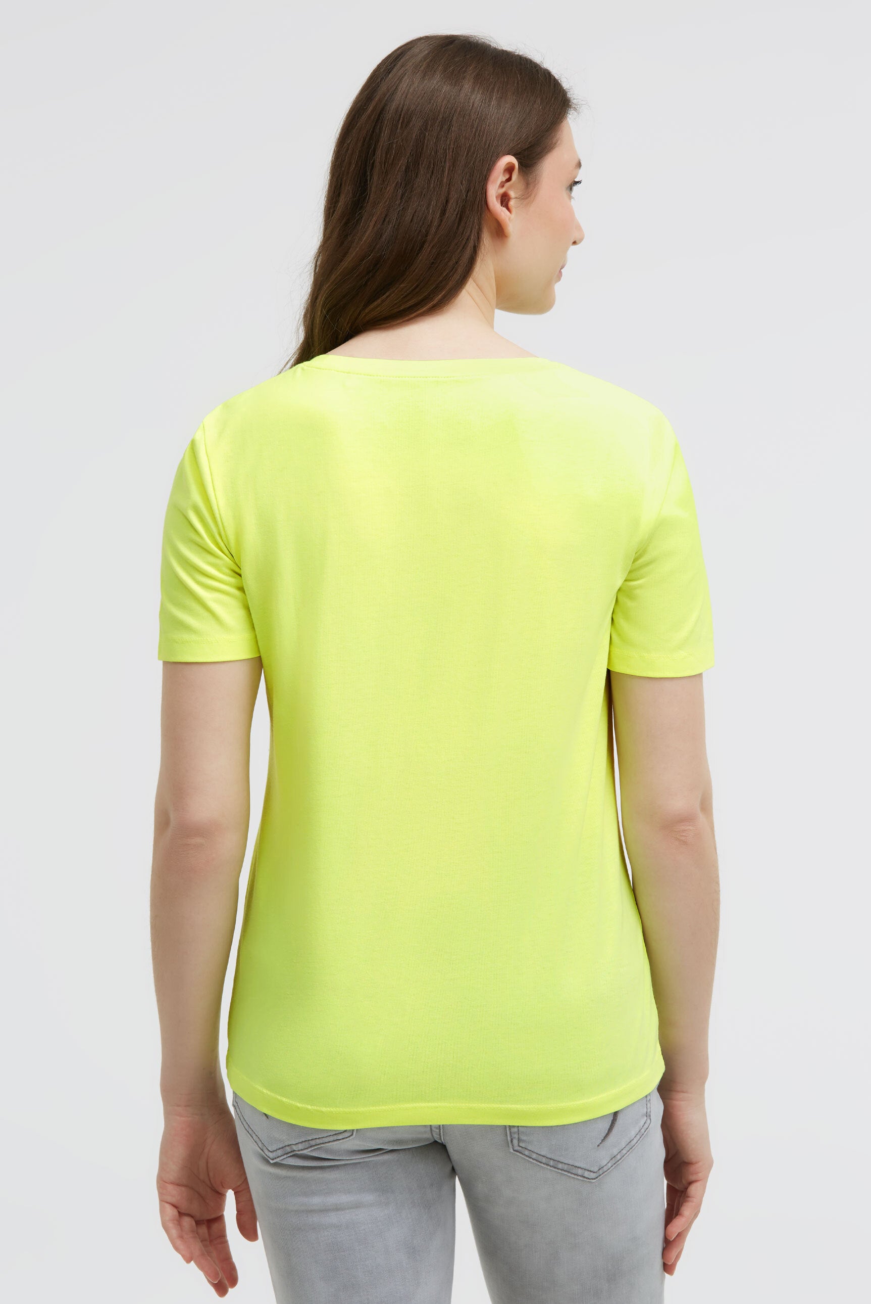 T-shirt basic z logo i okrągłym dekoltem - 5