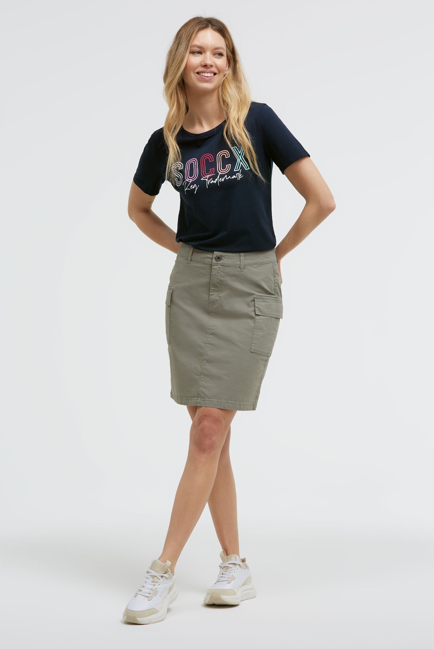 Spódnica basic w stylu cargo