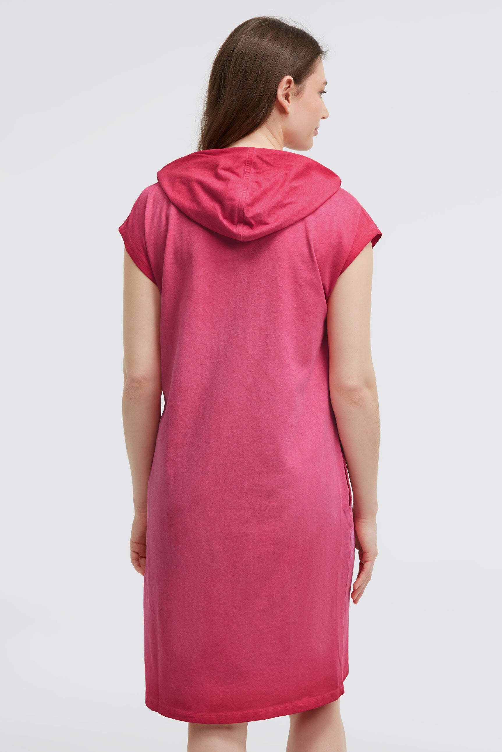 Bluza z kapturem basic z nadrukowanym napisem - 5