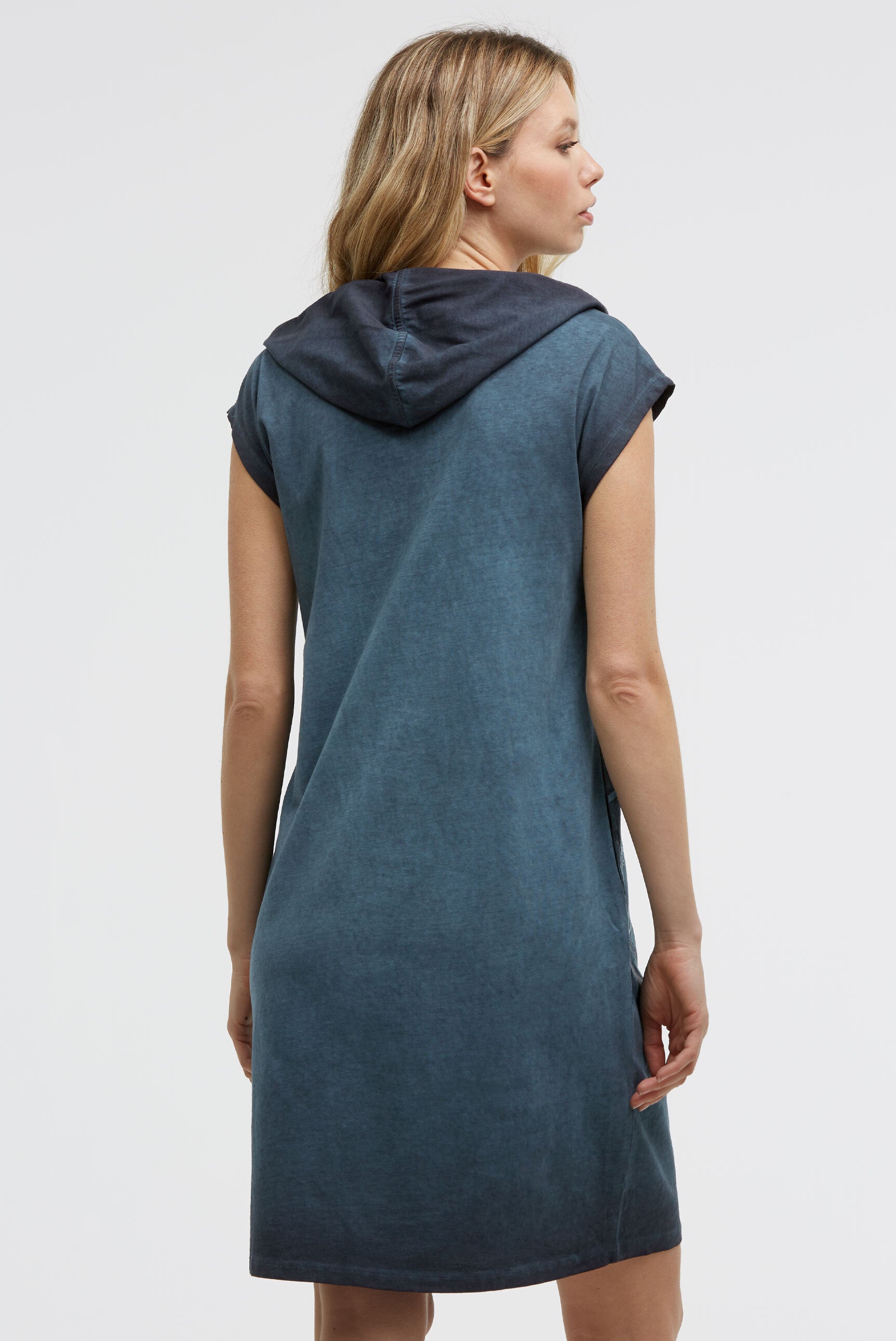 Bluza z kapturem basic z nadrukowanym napisem - 5