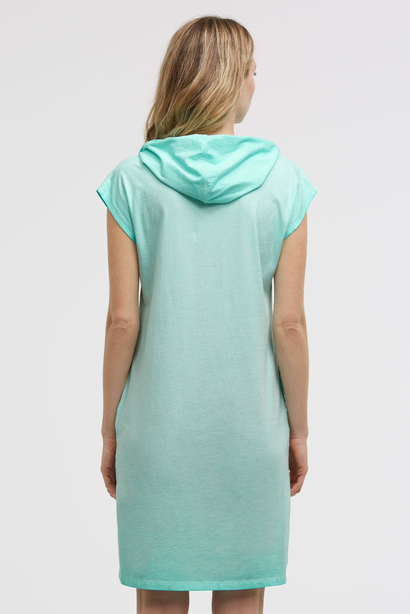 Bluza z kapturem basic z nadrukowanym napisem