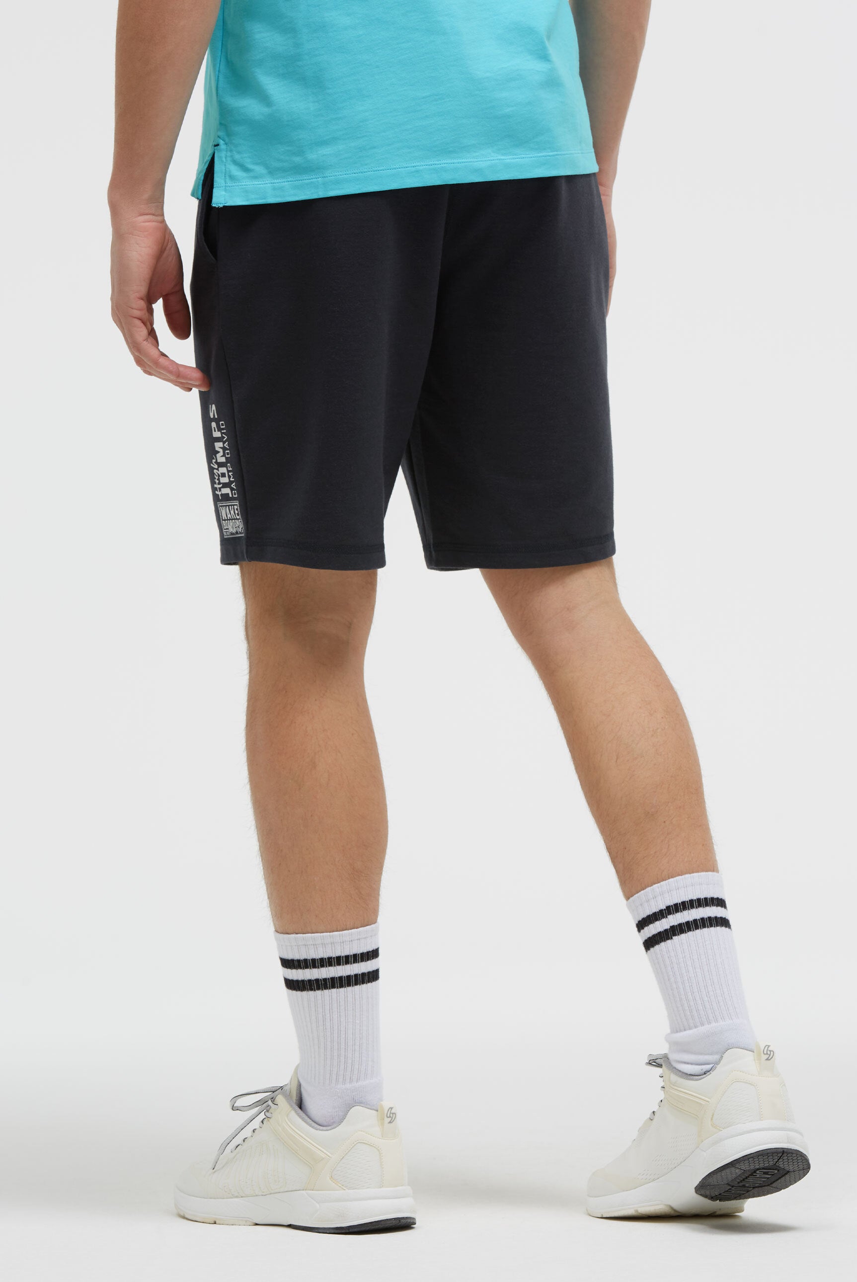 Basic Sweatshorts mit Label Print - 5