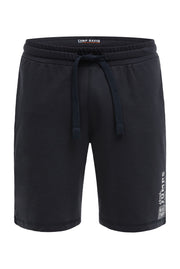 Basic Sweatshorts mit Label Print