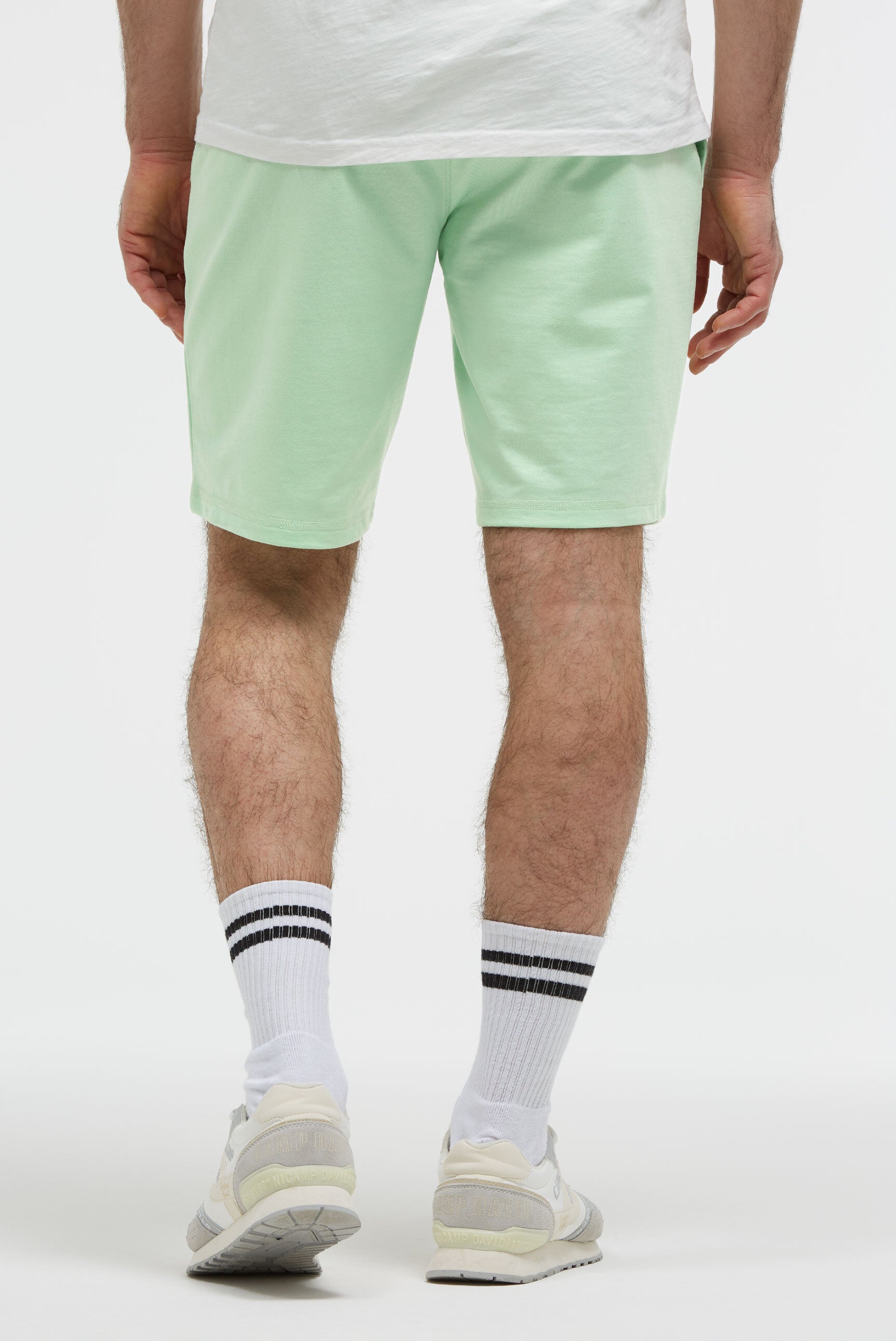 Basic Sweatshorts mit Label Print - 5