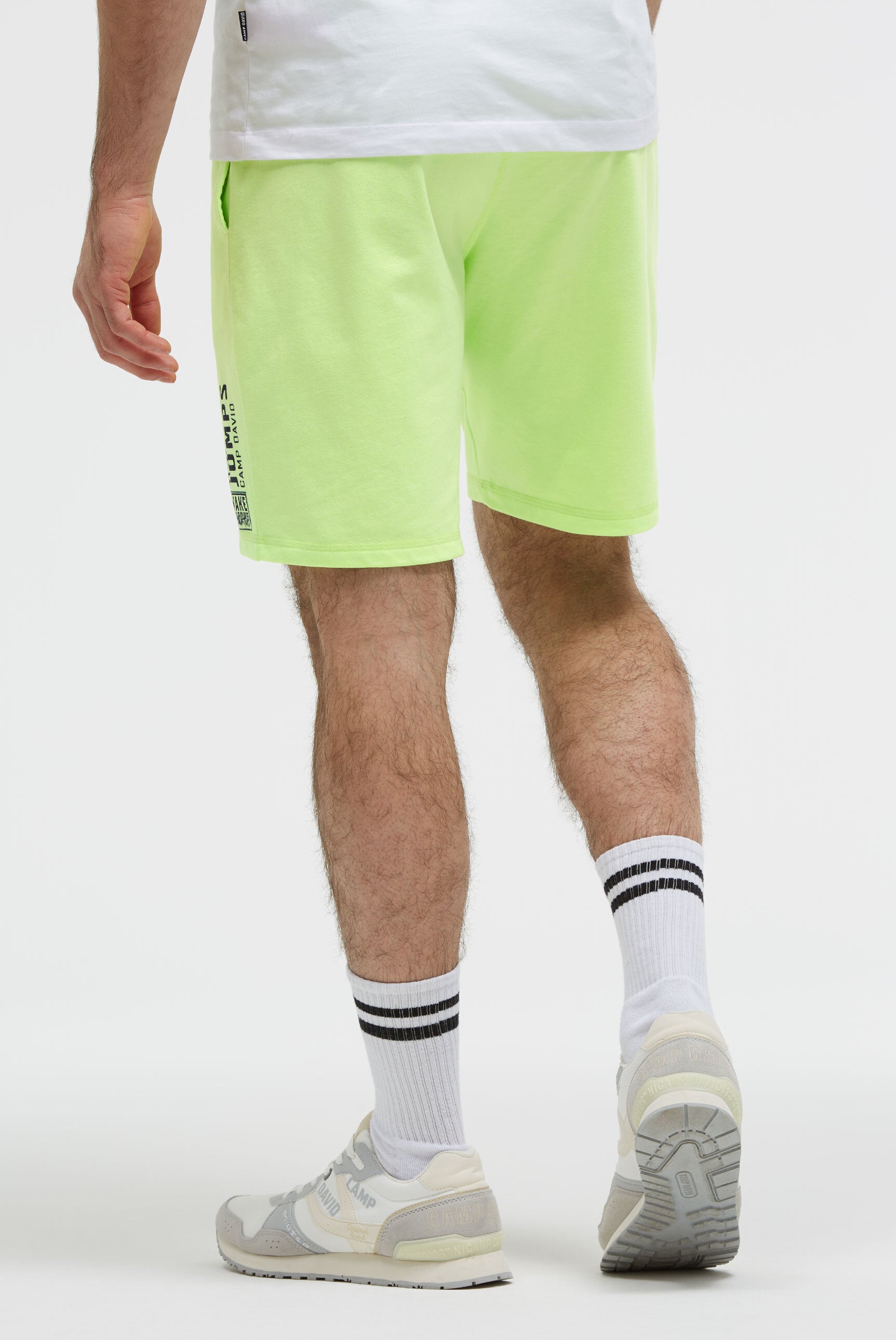 Basic Sweatshorts mit Label Print - 5