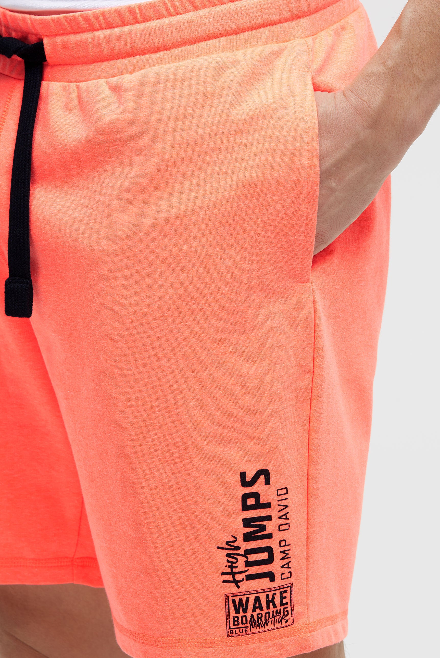 Basic Sweatshorts mit Label Print - 6