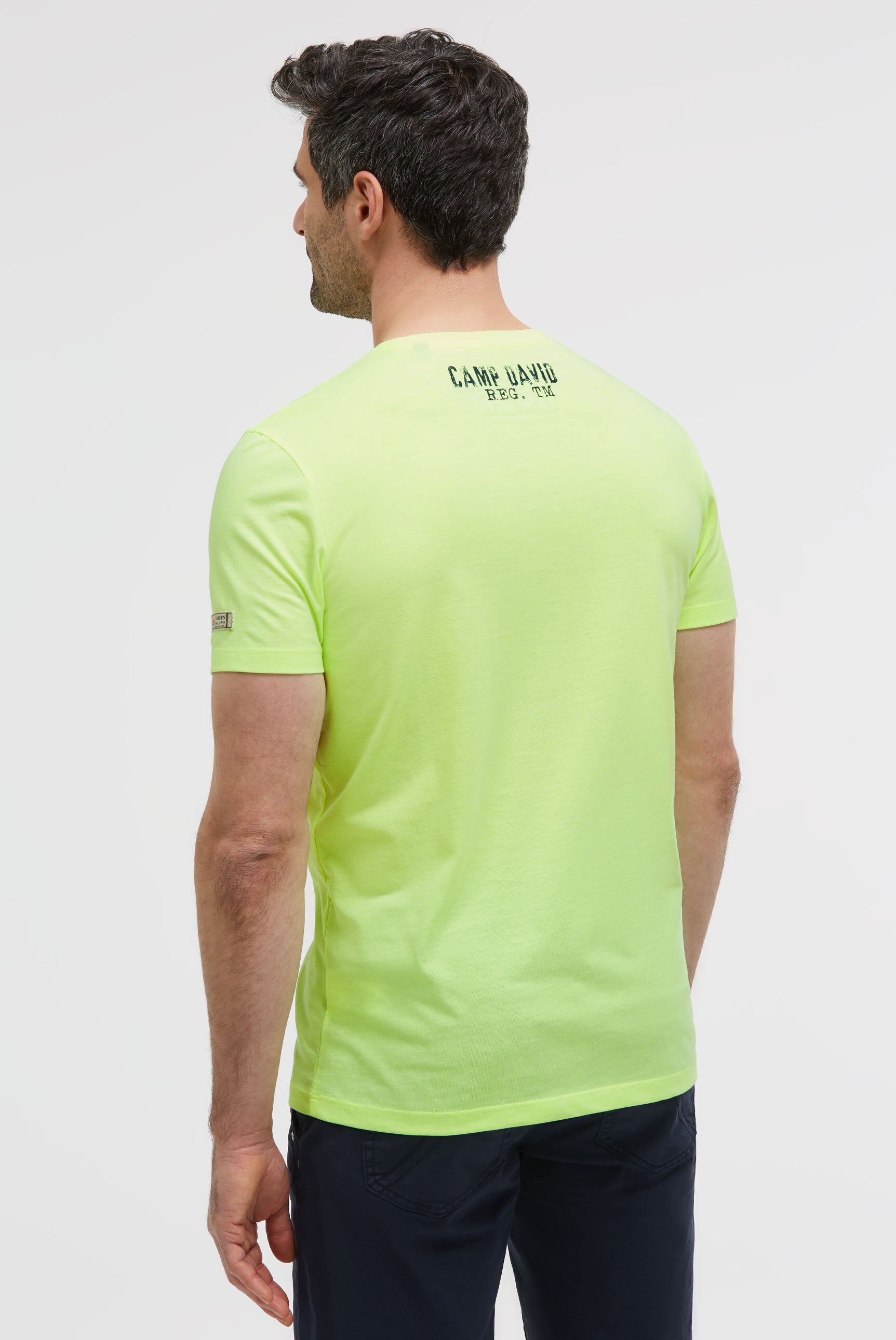 T-shirt z okrągłym dekoltem z nadrukami z logo - 5