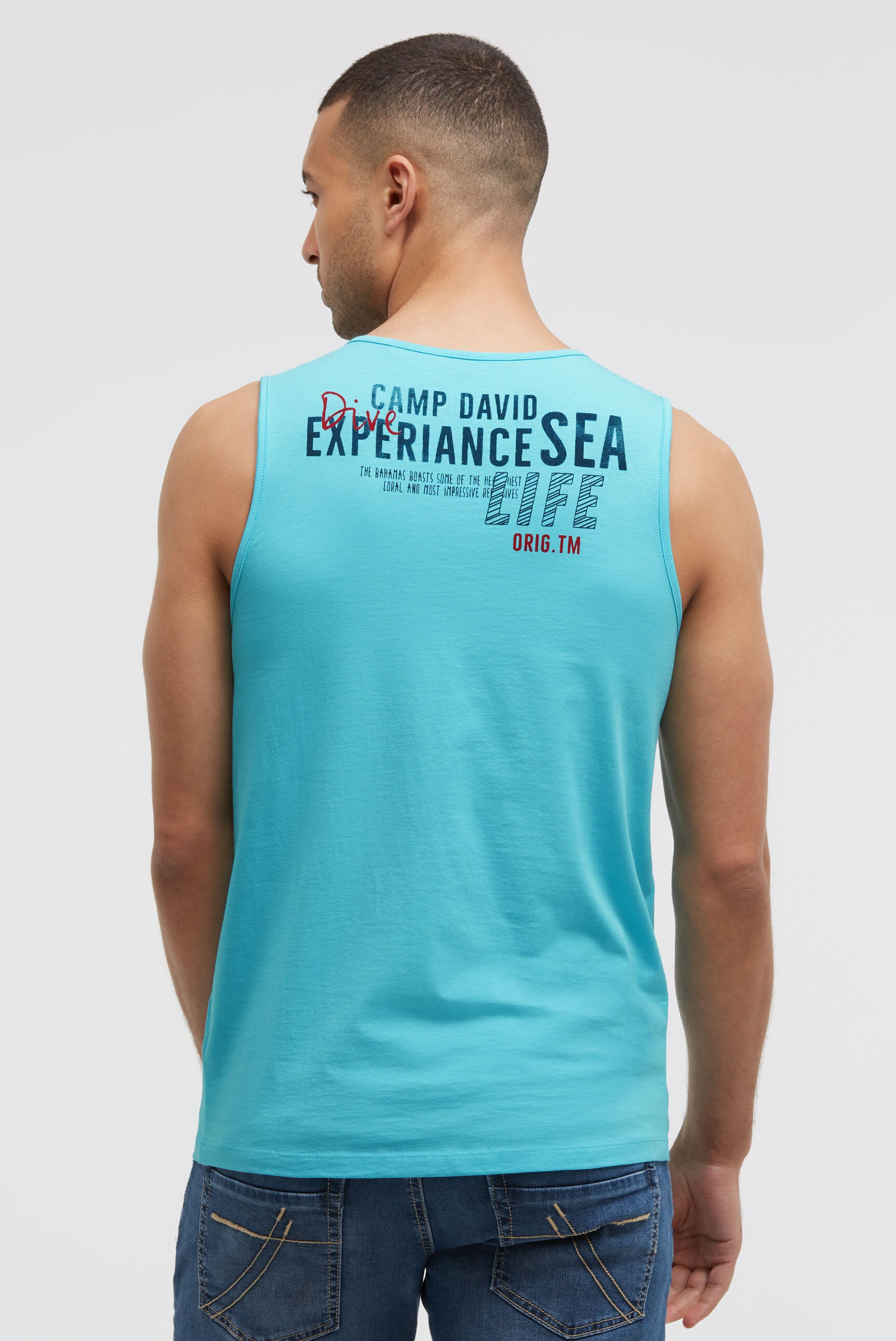 Muskelshirt mit Logo Prints