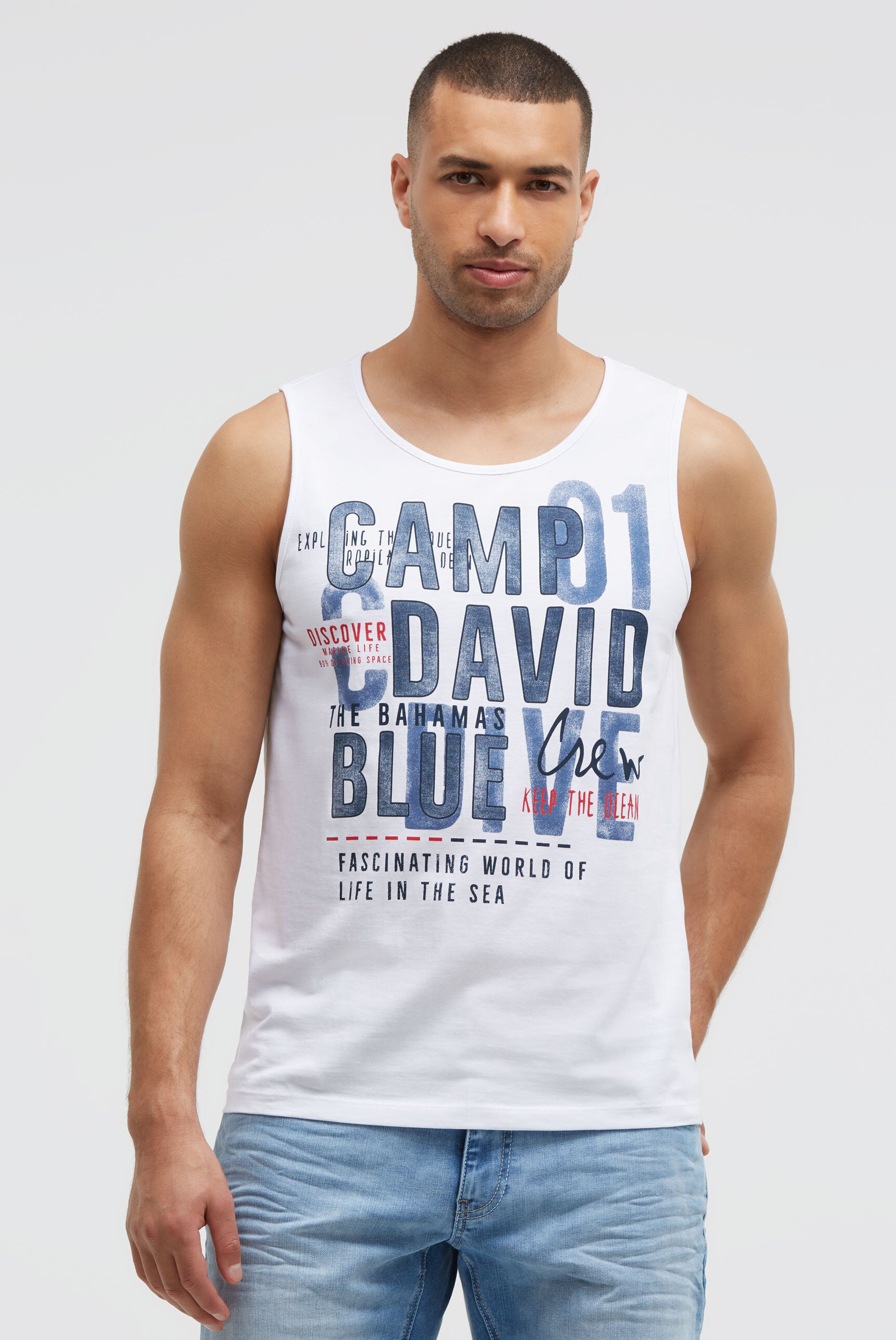 Muskelshirt mit Logo Prints - 2