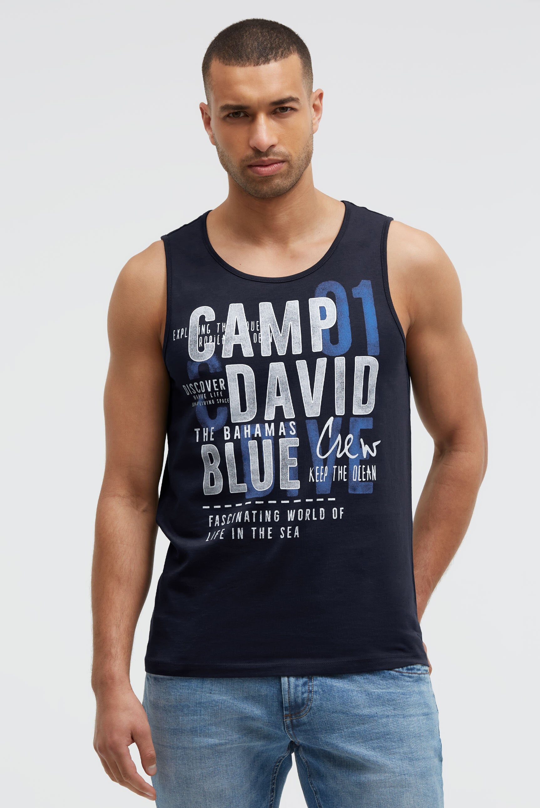Muskelshirt mit Logo Prints - 2