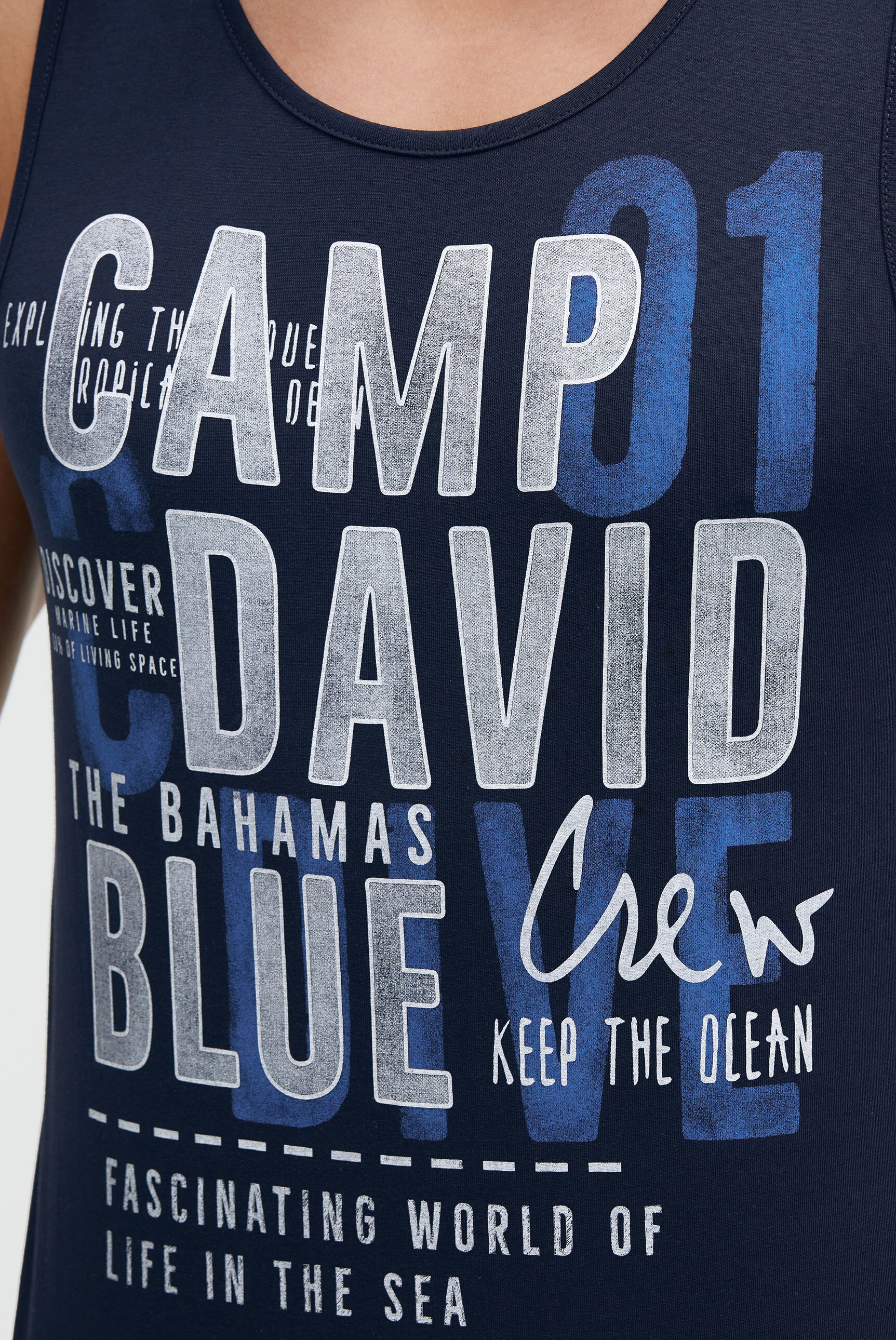 Muskelshirt mit Logo Prints