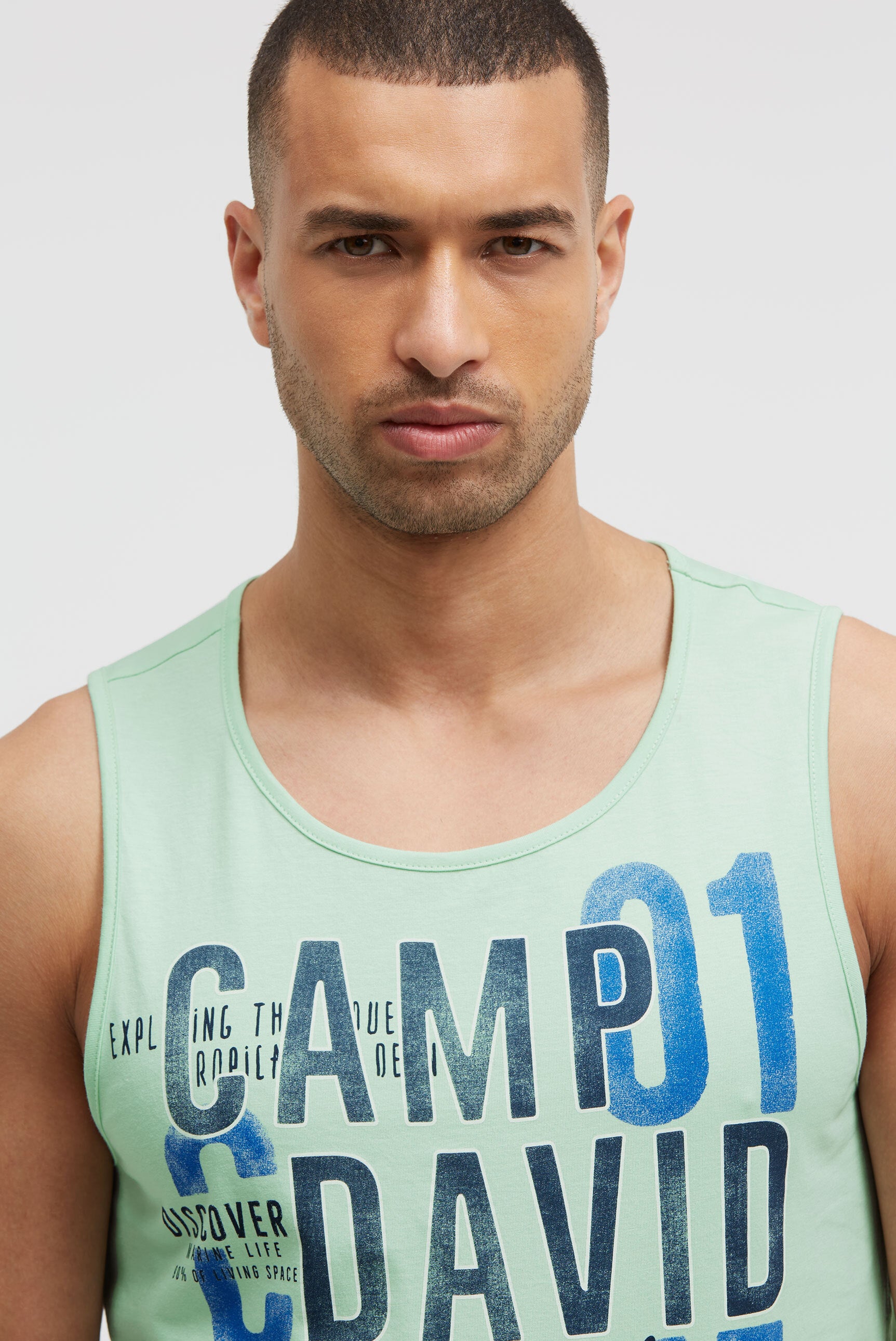 Muskelshirt mit Logo Prints