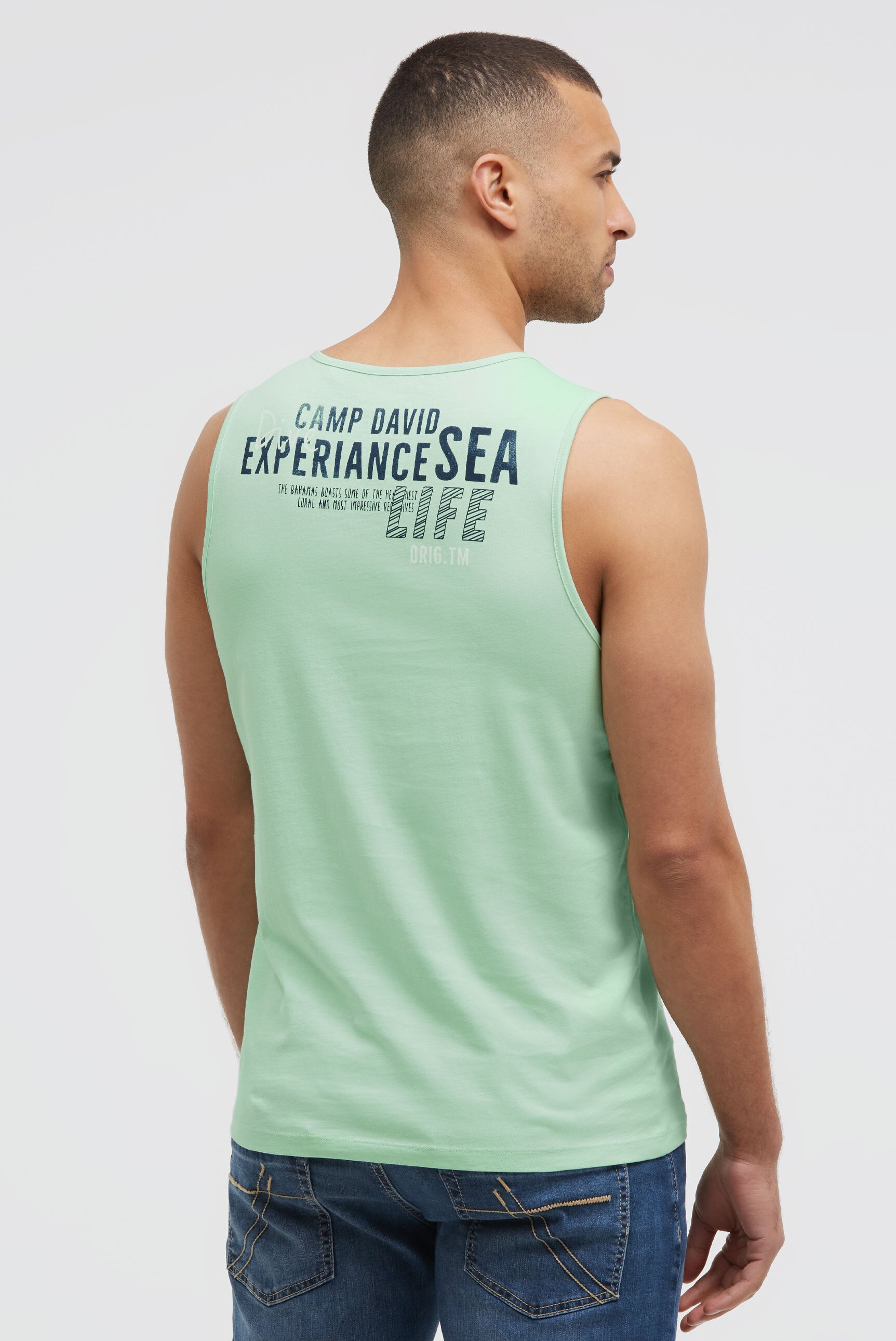 Muskelshirt mit Logo Prints - 5
