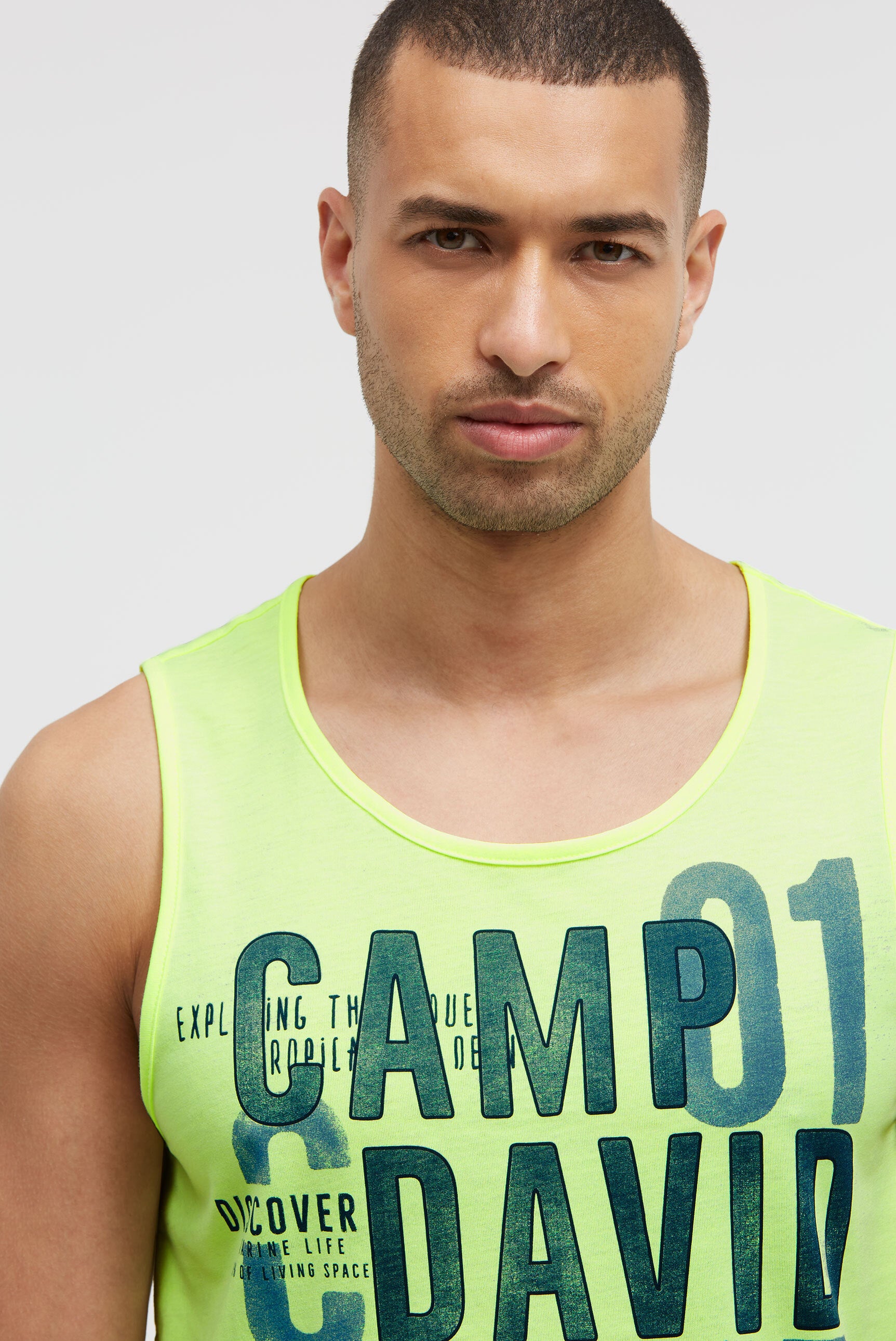 Muskelshirt mit Logo Prints