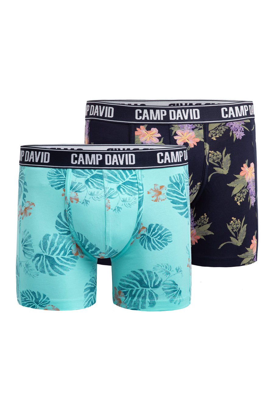Boxershorts mit All Over Print, 2er-Pack blue navy / new aqua