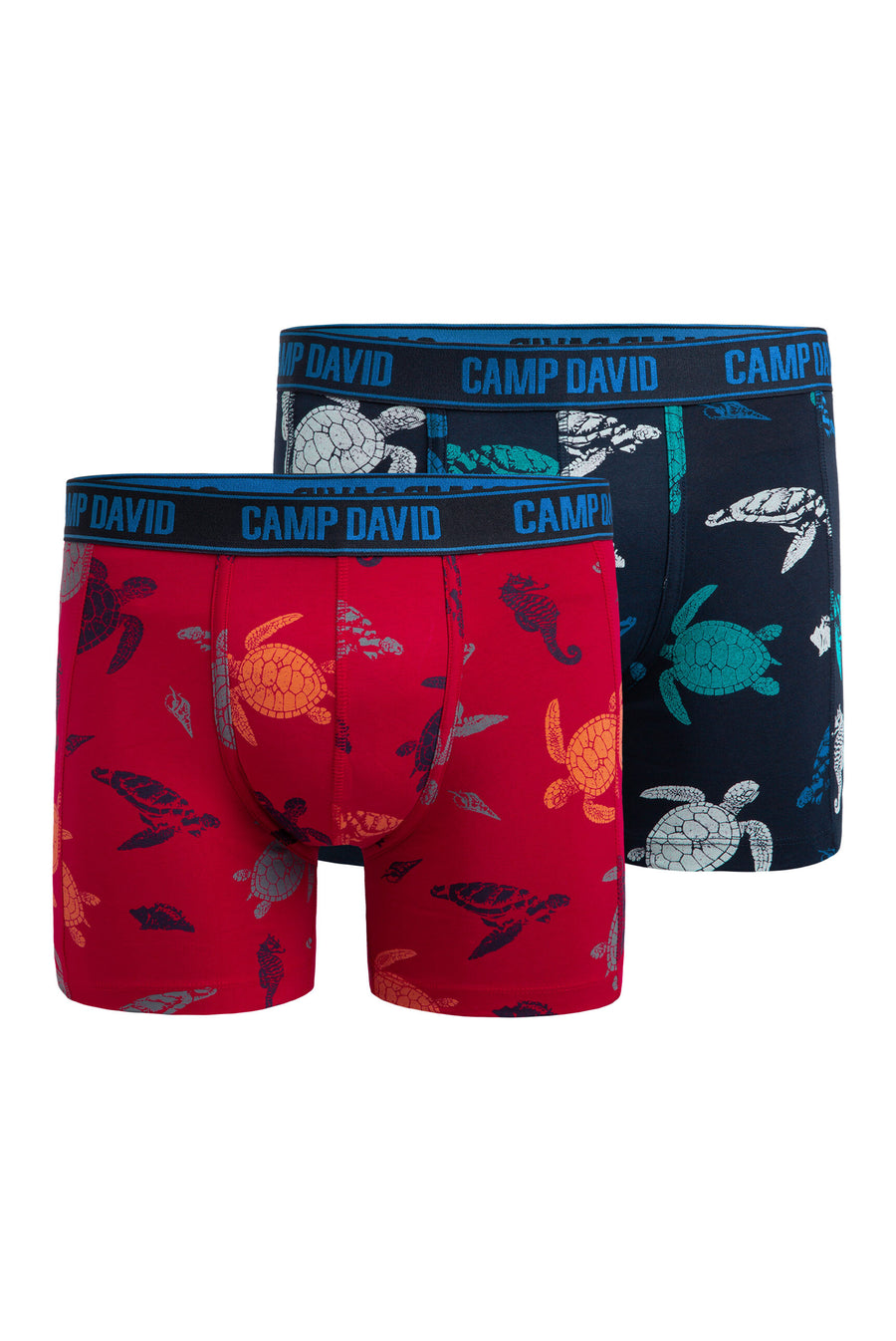 Boxershorts mit All Over Print, 2er-Pack navy / red