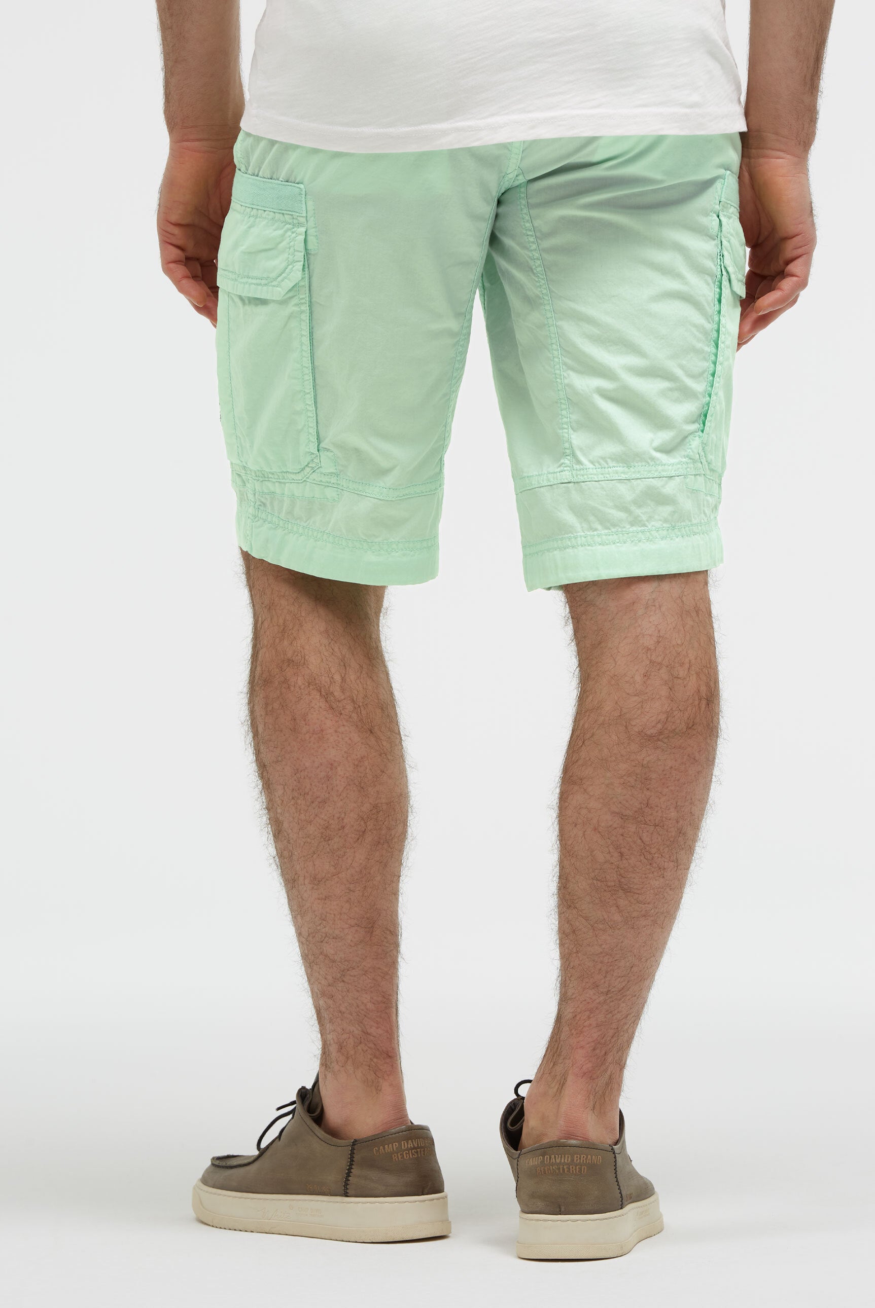 Cargo Shorts mit tonigen Tapes light mint - 5