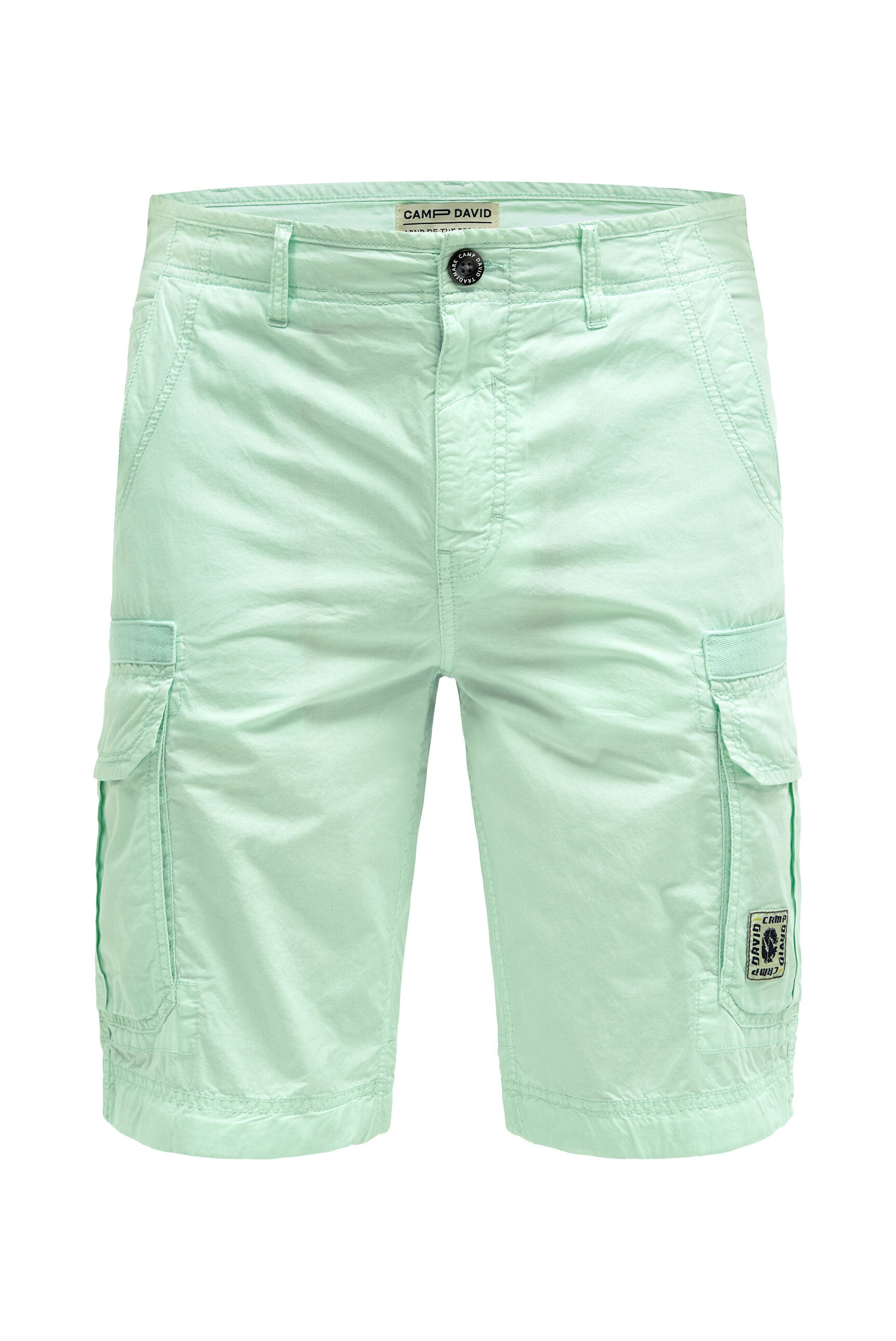 Cargo Shorts mit tonigen Tapes light mint