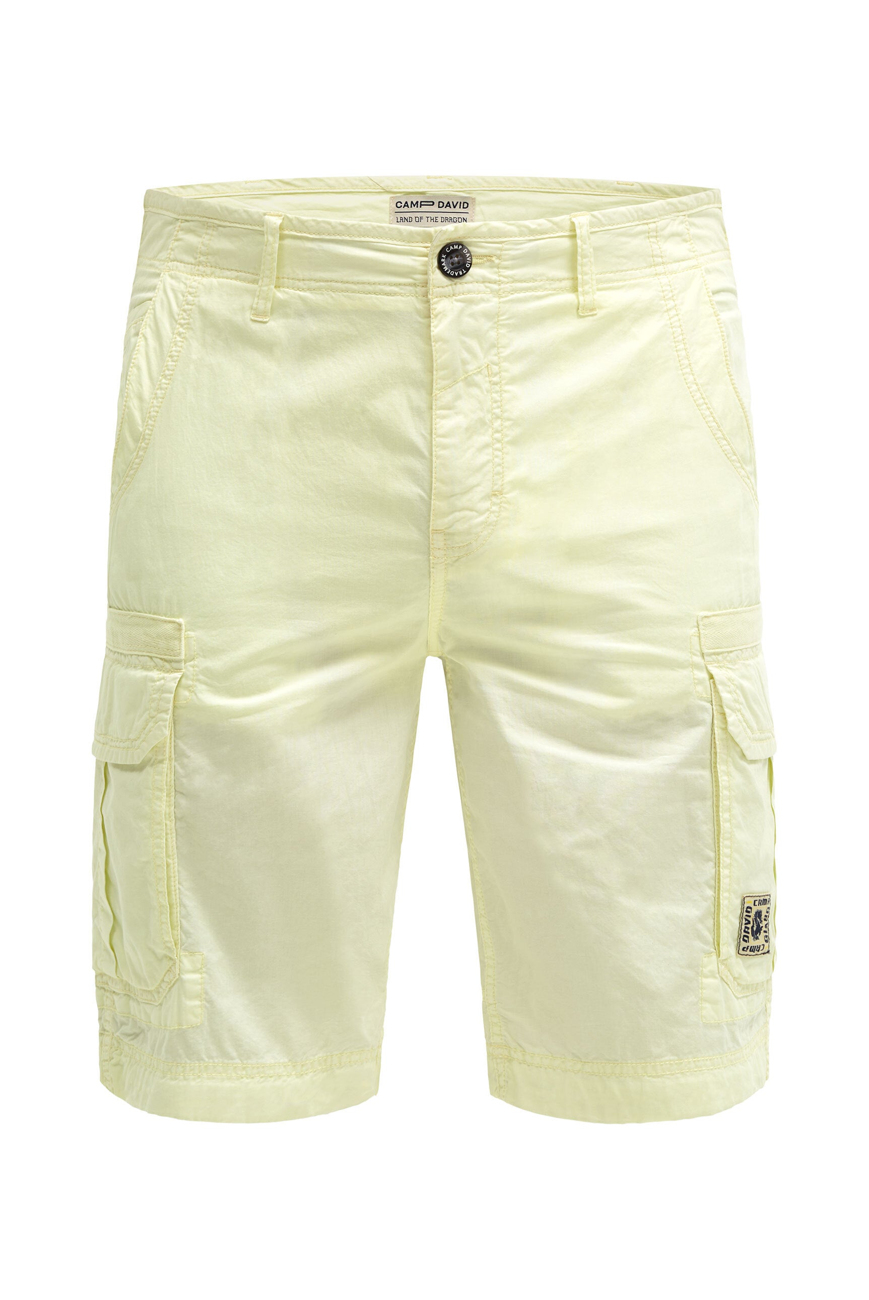 Cargo Shorts mit tonigen Tapes lemon juice