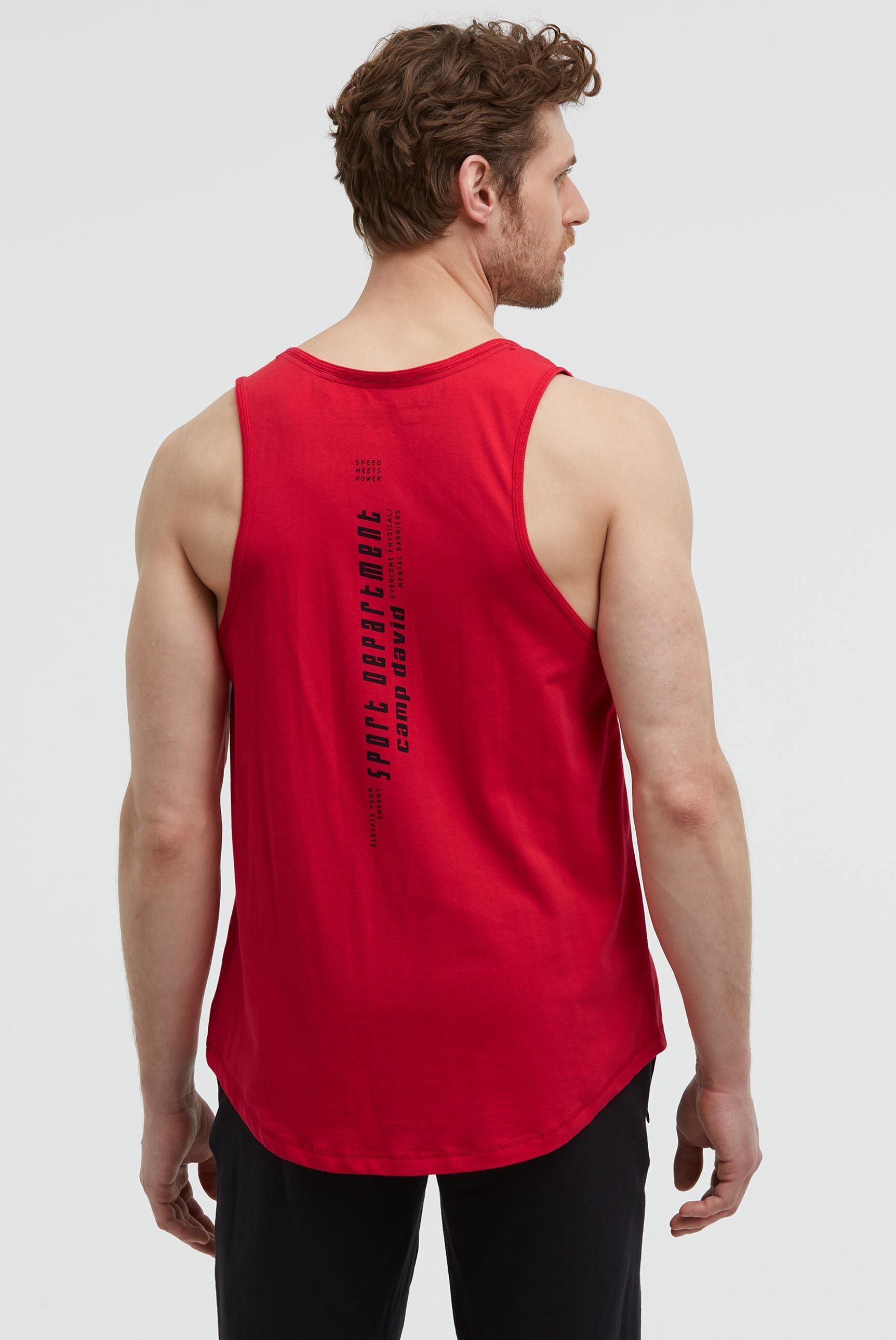 Muskelshirt mit Label Prints - 5