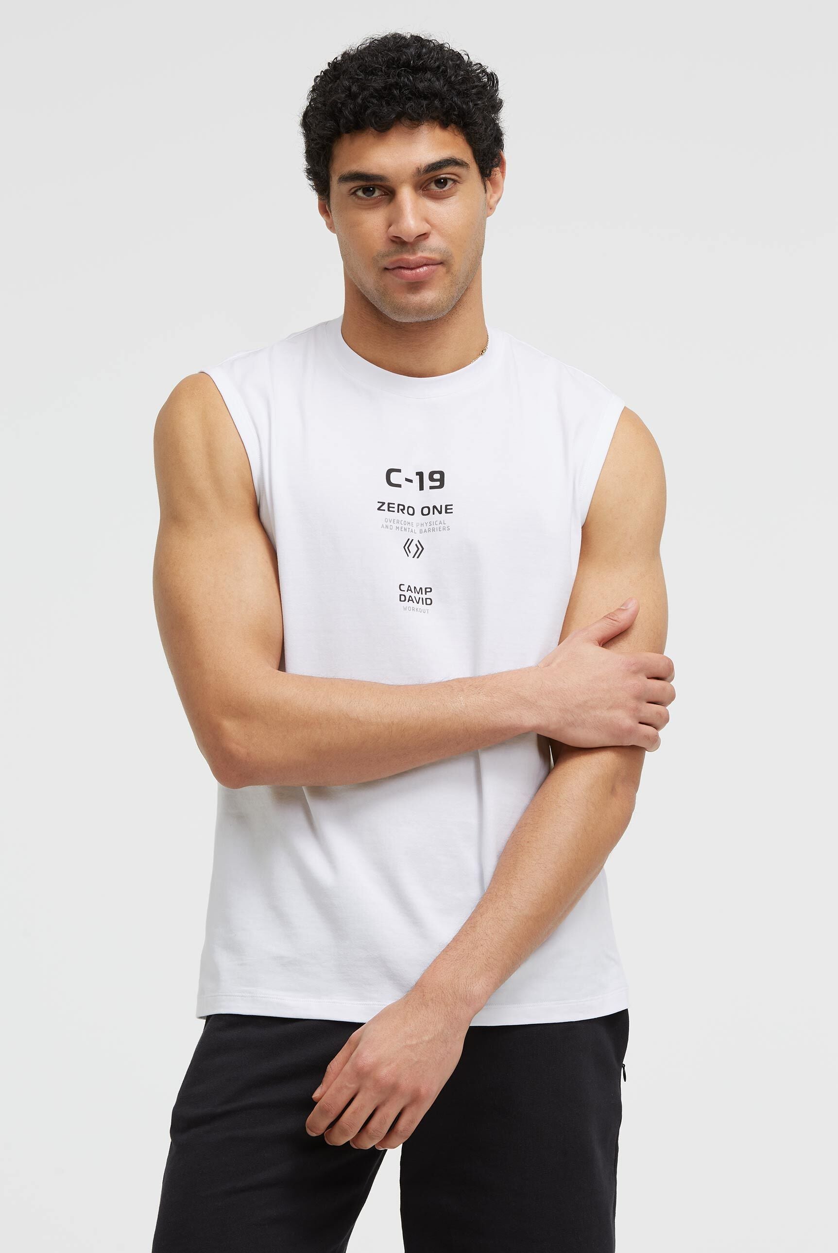 Tanktop z markowym nadrukiem