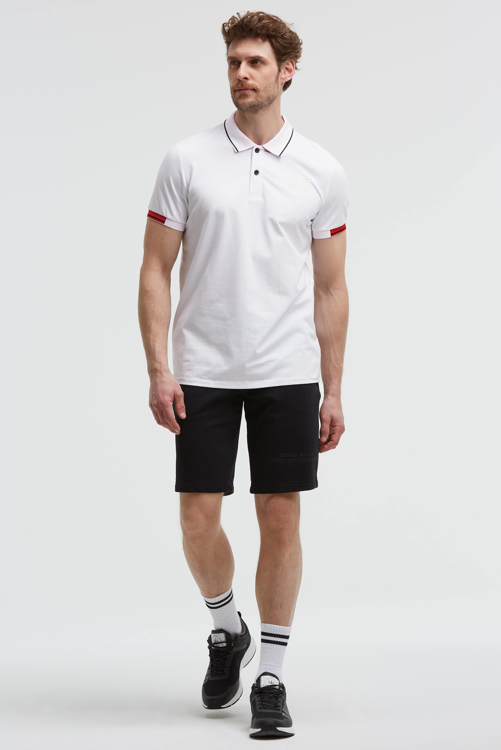 Poloshirt Kurzarm mit Rücken-Artwork - 3