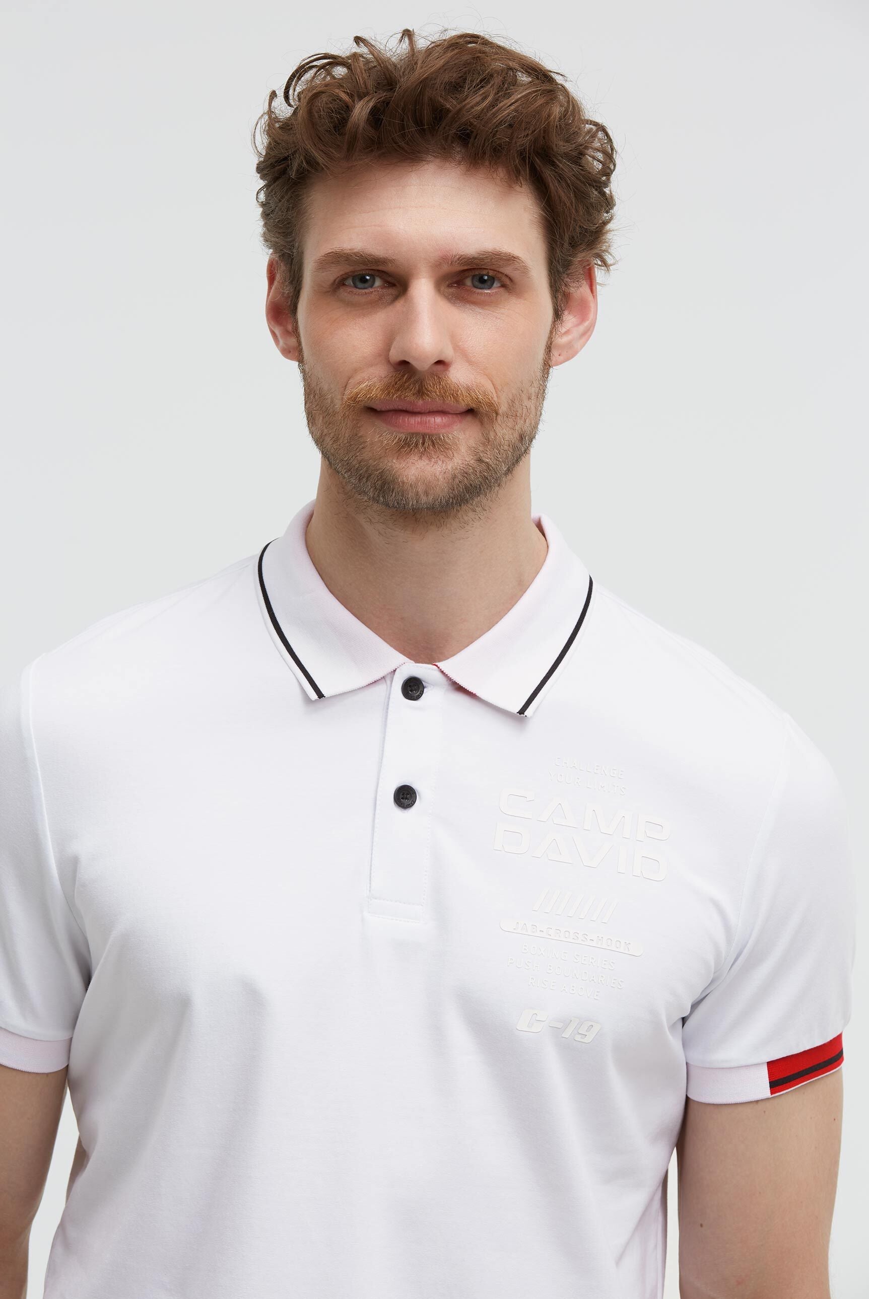 Poloshirt Kurzarm mit Rücken-Artwork - 4