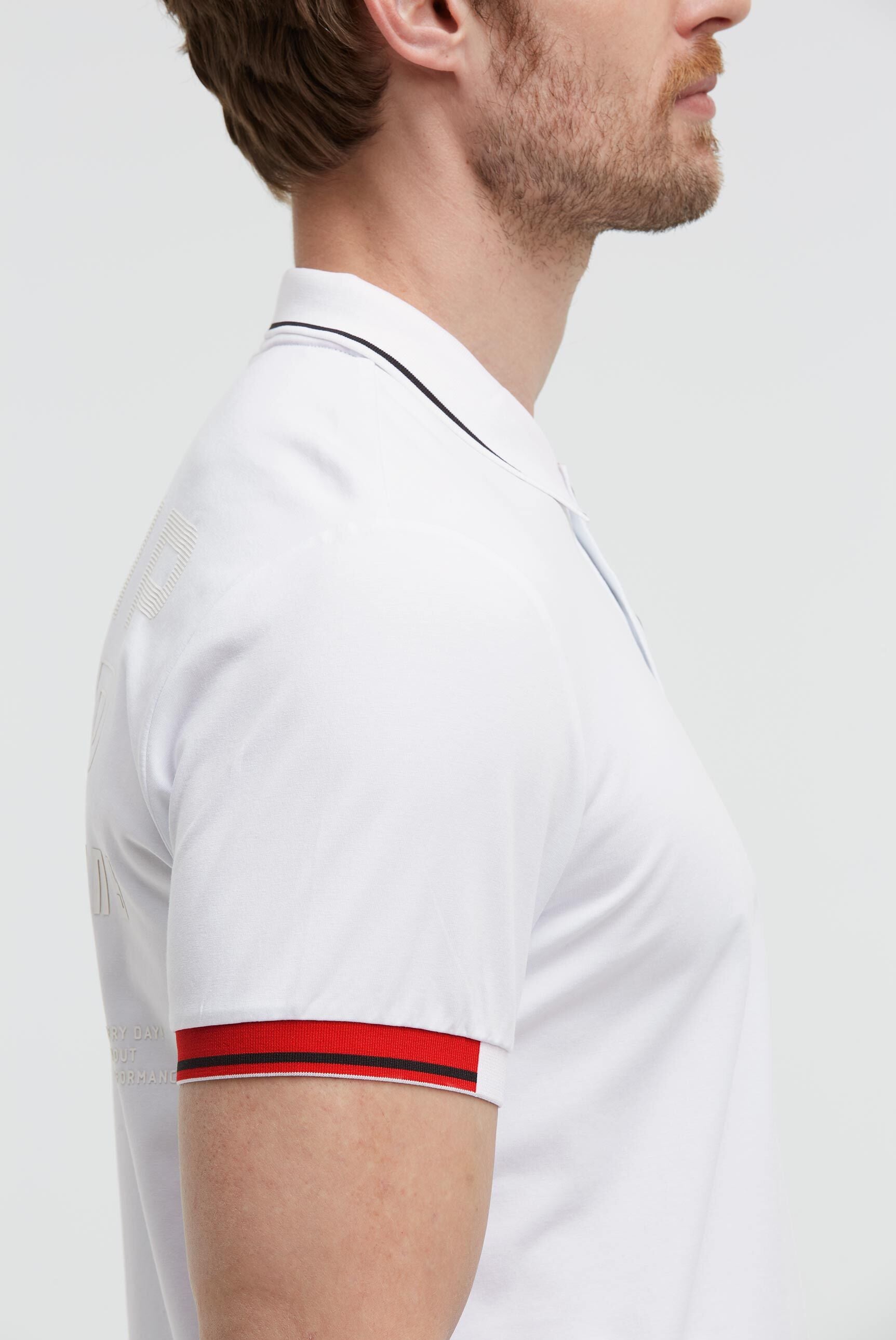 Poloshirt Kurzarm mit Rücken-Artwork