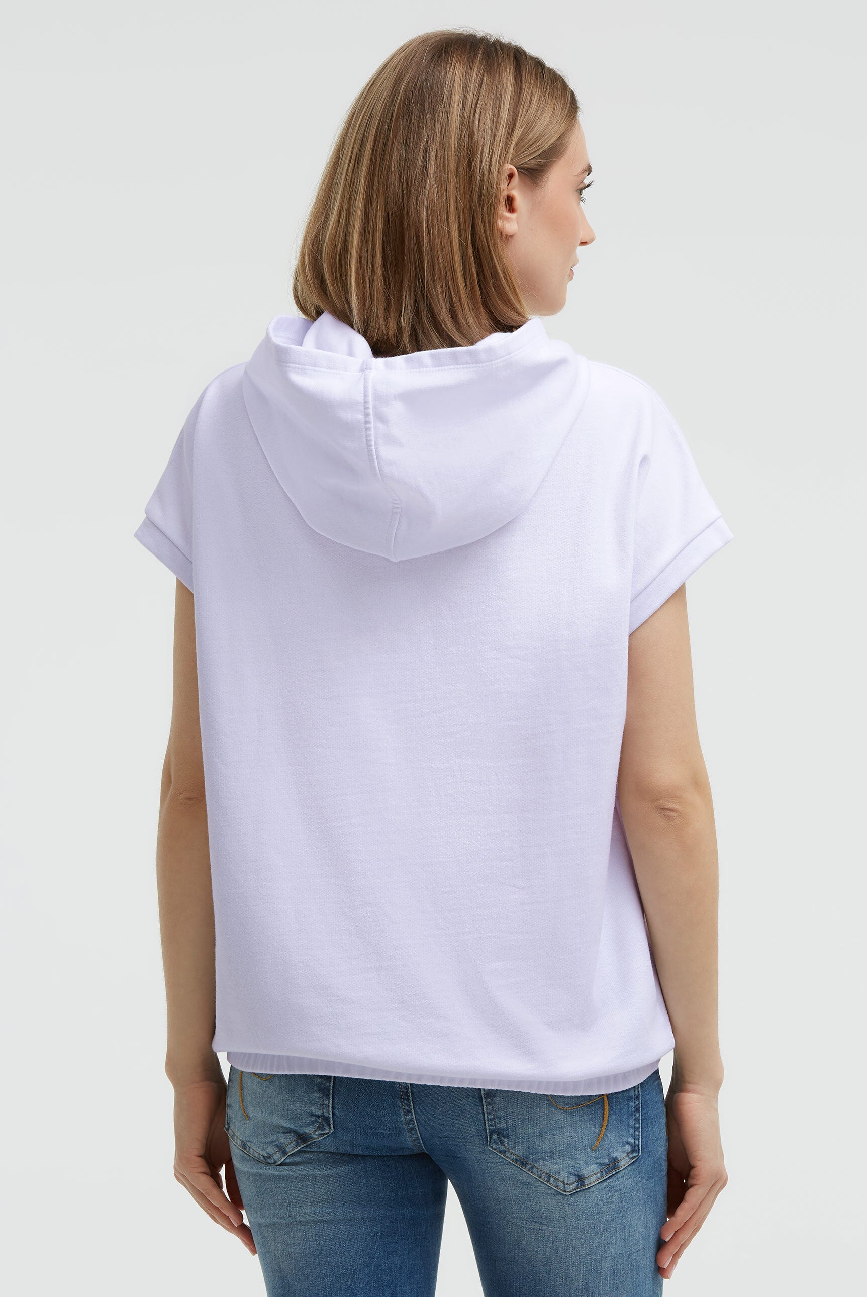 Ärmelloser-Hoodie mit All Over Print opticwhite