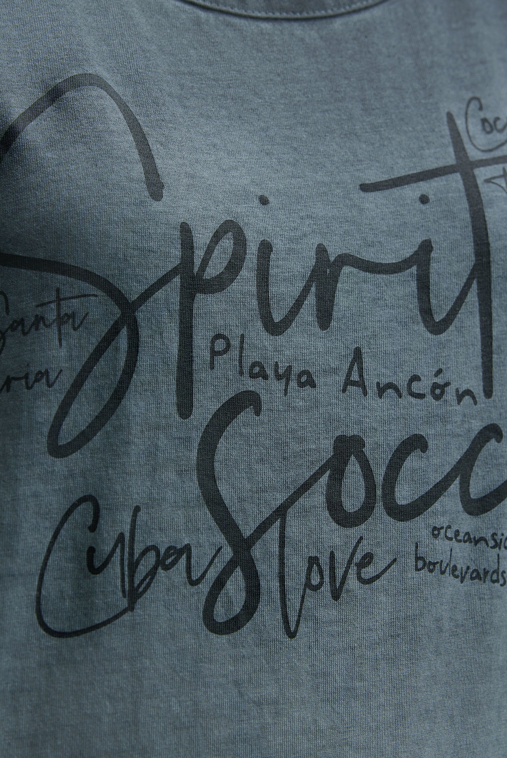 Top Inside Oil Dyed z nadrukiem logo  - 6