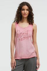 Top Inside Oil Dyed z nadrukiem logo 