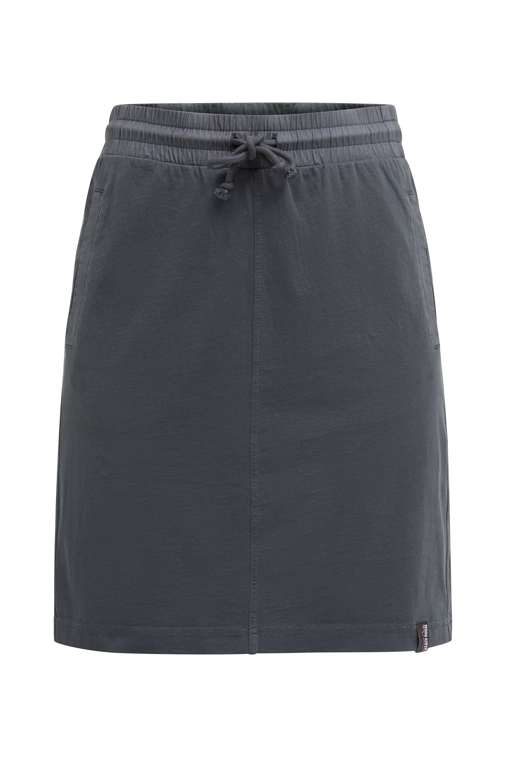 Kurzer Jersey-Rock mit Elastikbund grey bay - 1