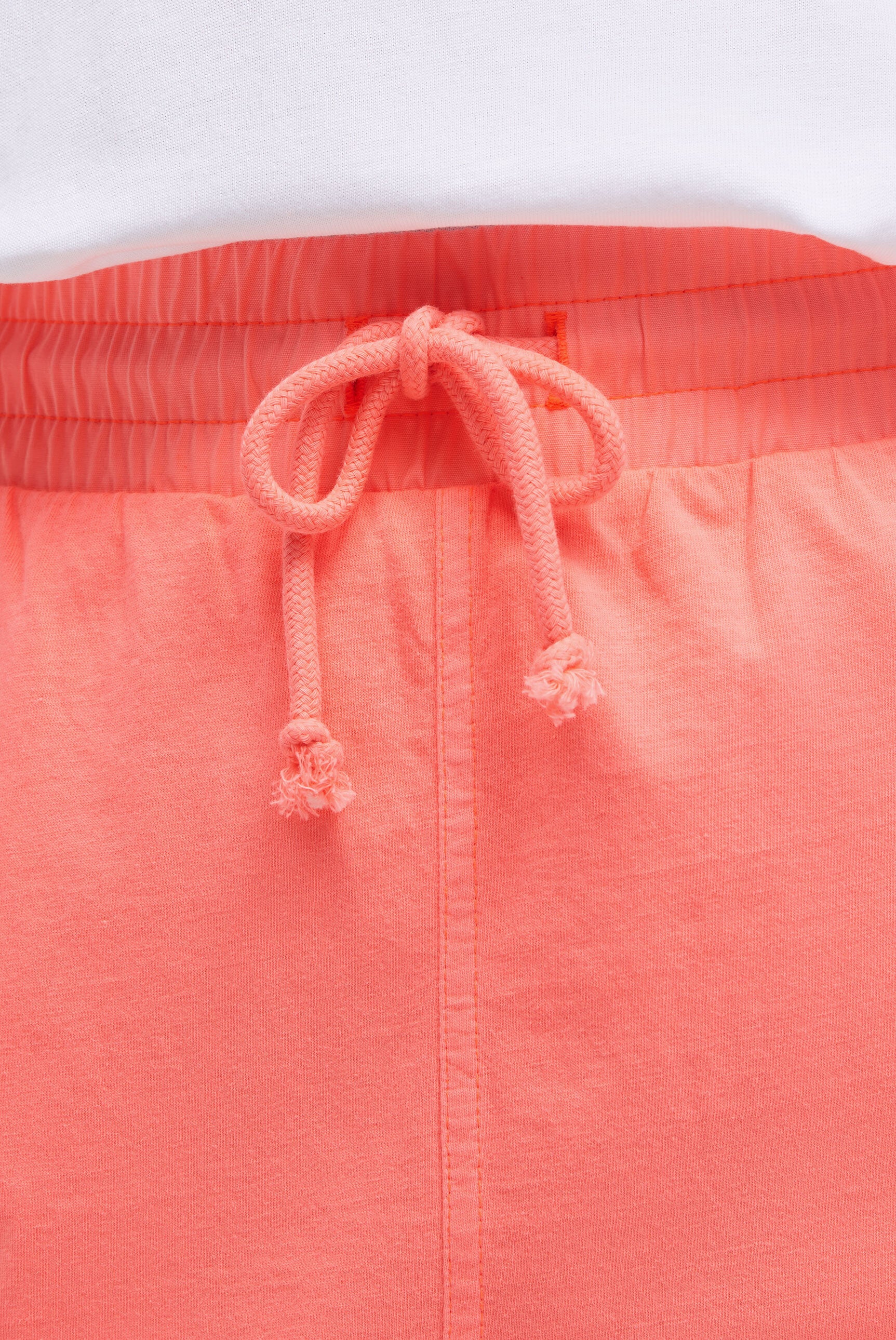 Kurzer Jersey-Rock mit Elastikbund neon coral