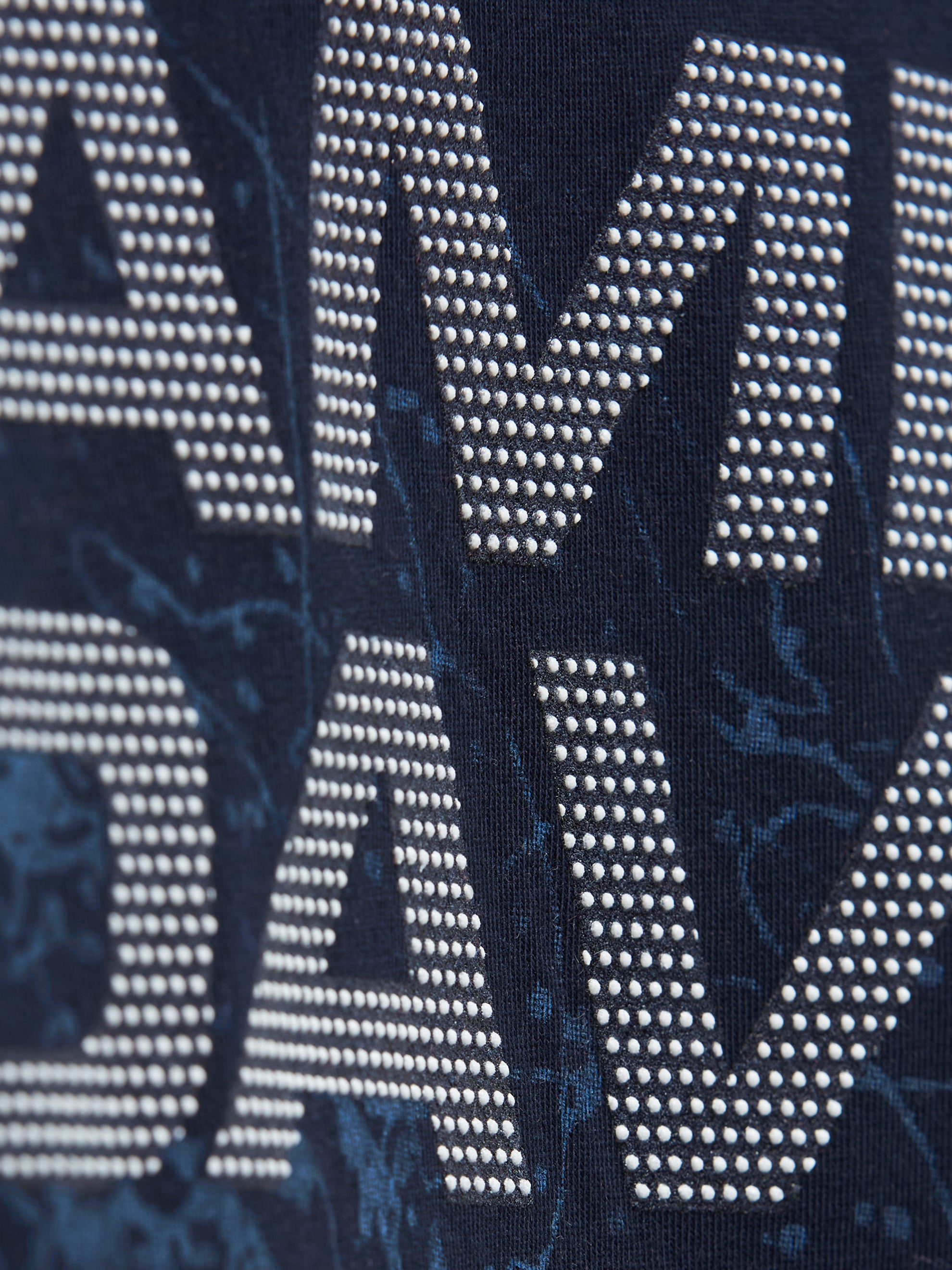 T-Shirt Rundhals mit Logo Artwork blue navy