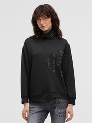 Bluza do nurkowania z stójką i nadrukami z logo