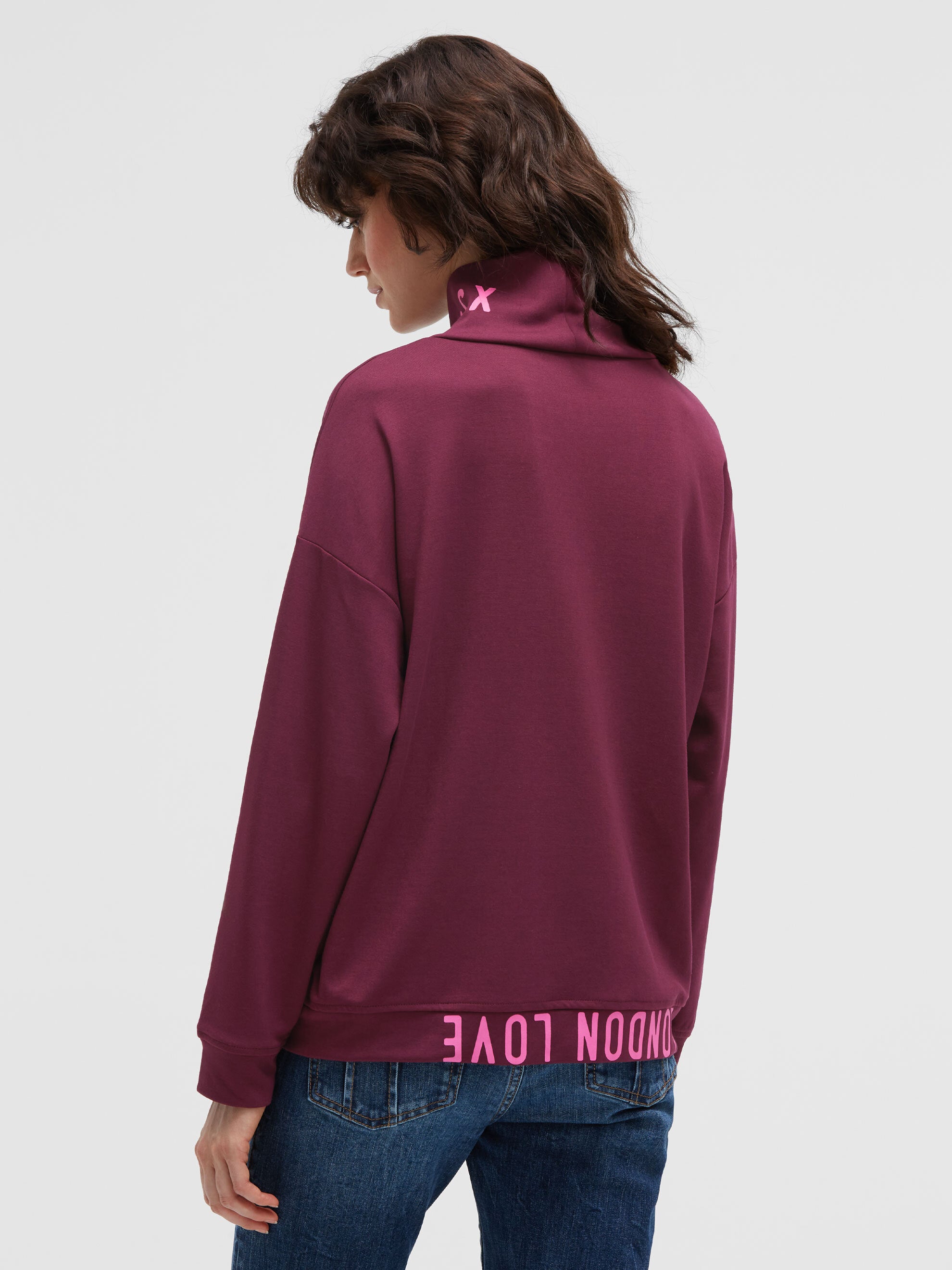 Bluza do nurkowania z stójką i nadrukami z logo