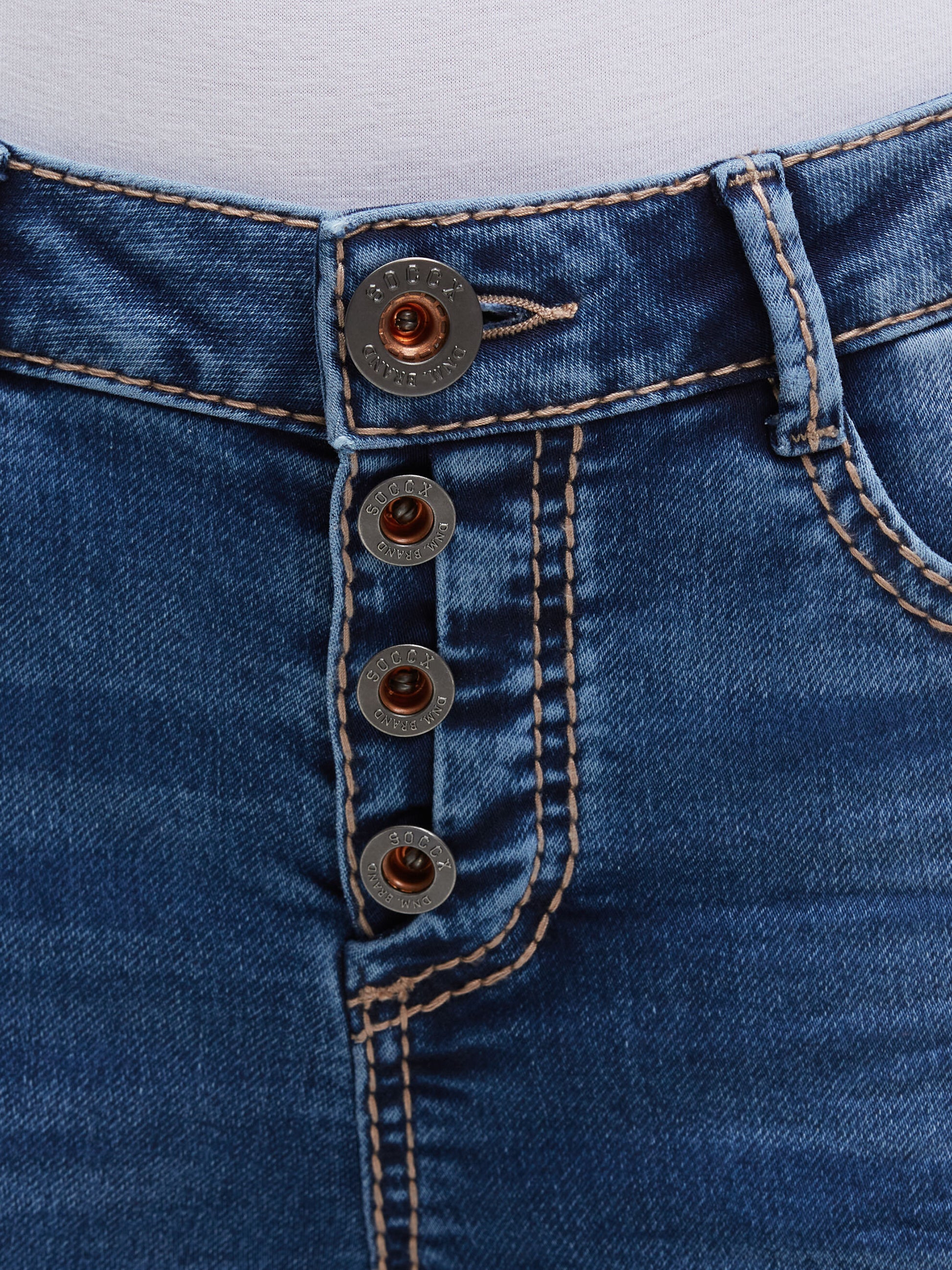 Jeans MI:RA Slim Fit mid blue jogg - 4