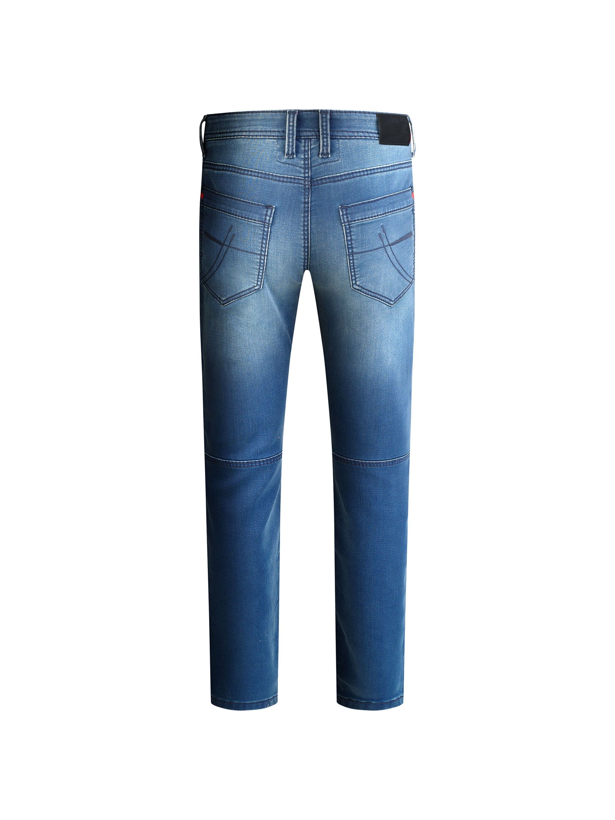 Jeans HE:RY Regular Fit blue red jogg