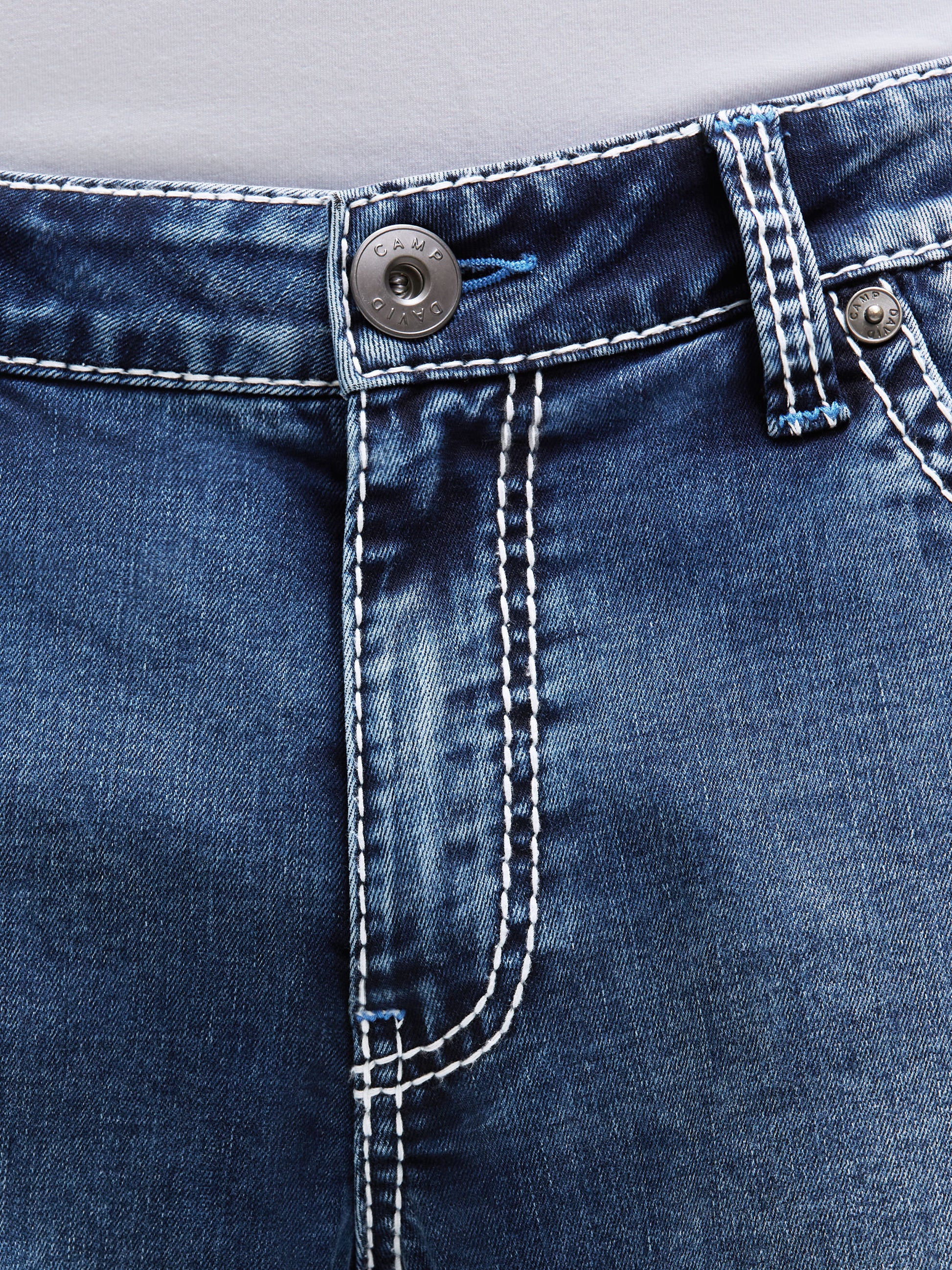 Jeans FRA:NK Comfort Fit black blue used print - 4