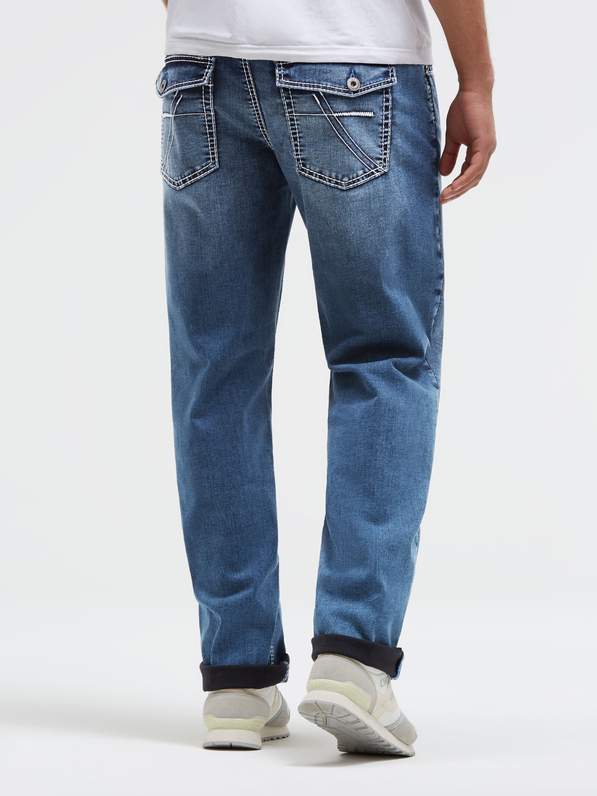 Jeans FRA:NK Comfort Fit black blue used print