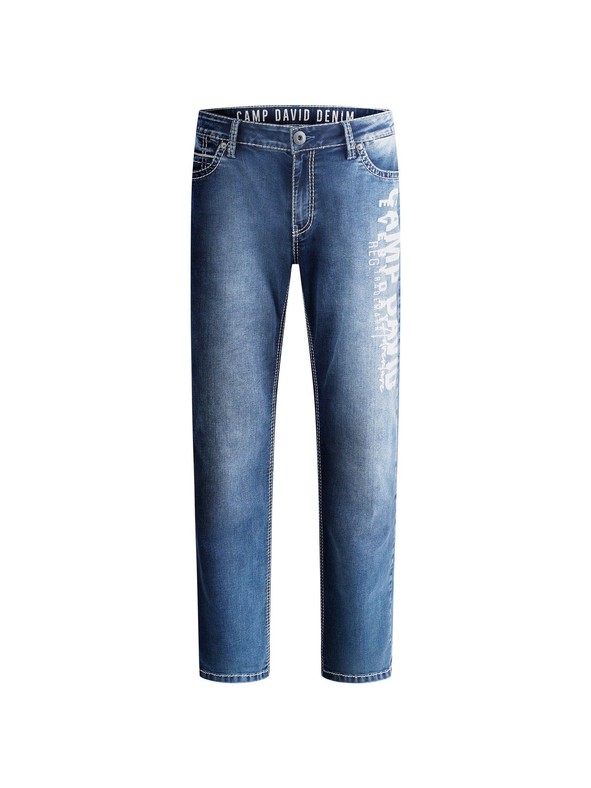 Jeans FRA:NK Comfort Fit black blue used print