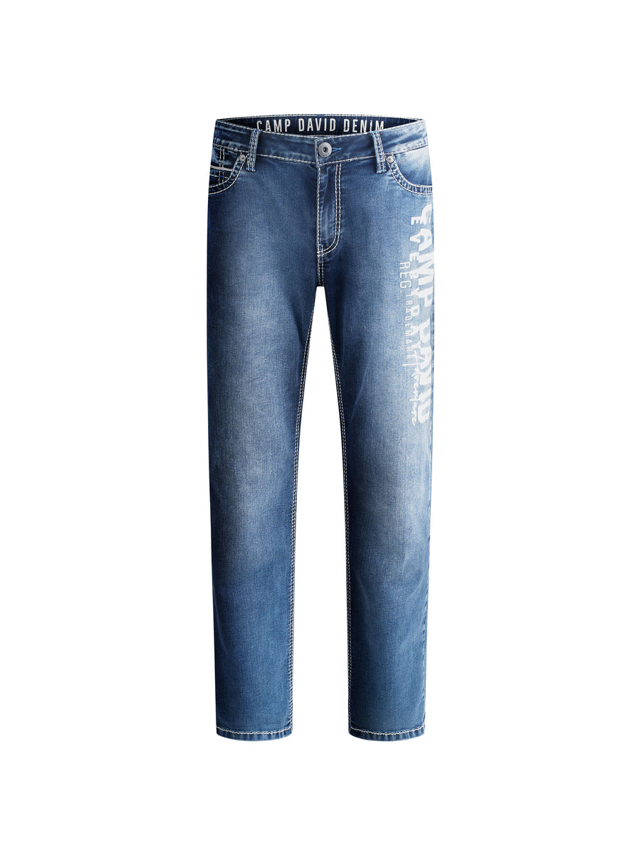 Jeans FRA:NK Comfort Fit black blue used print