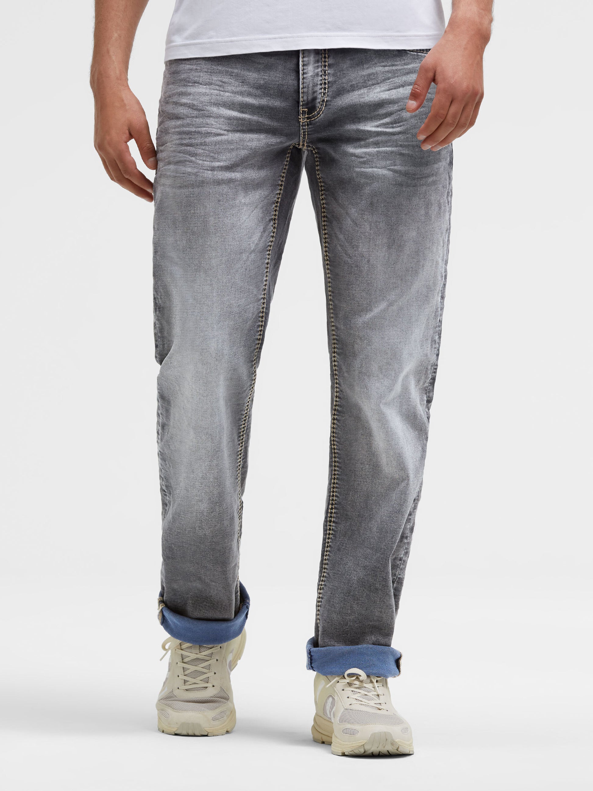Jeans FRA:NK Comfort Fit light blue grey jogg - 2