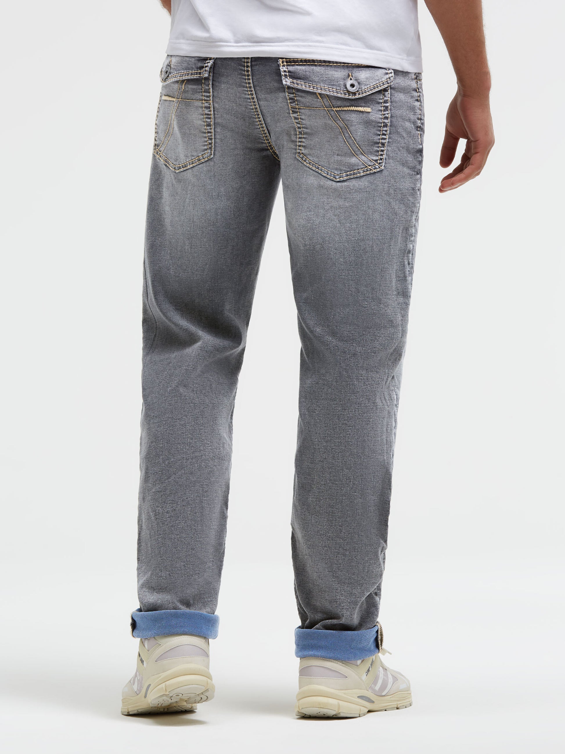 Jeans FRA:NK Comfort Fit light blue grey jogg - 5