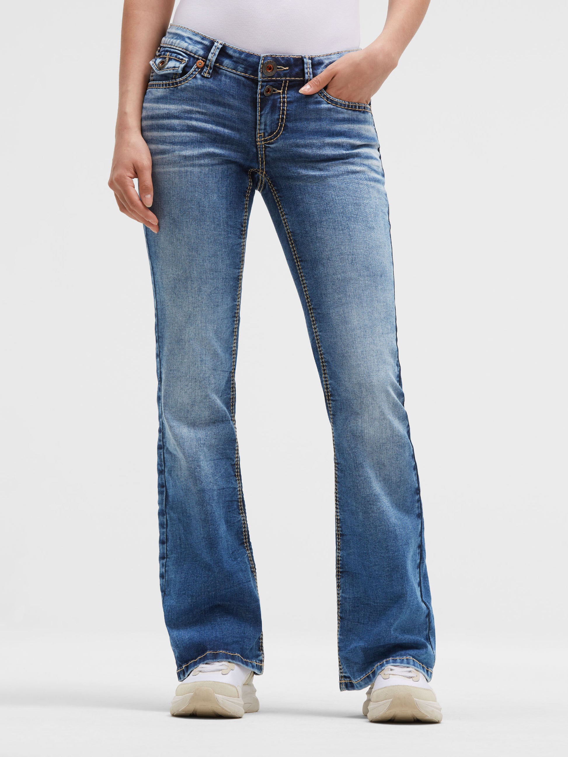 Jeans FI:LO Slim Fit distressed vintage blue - 2