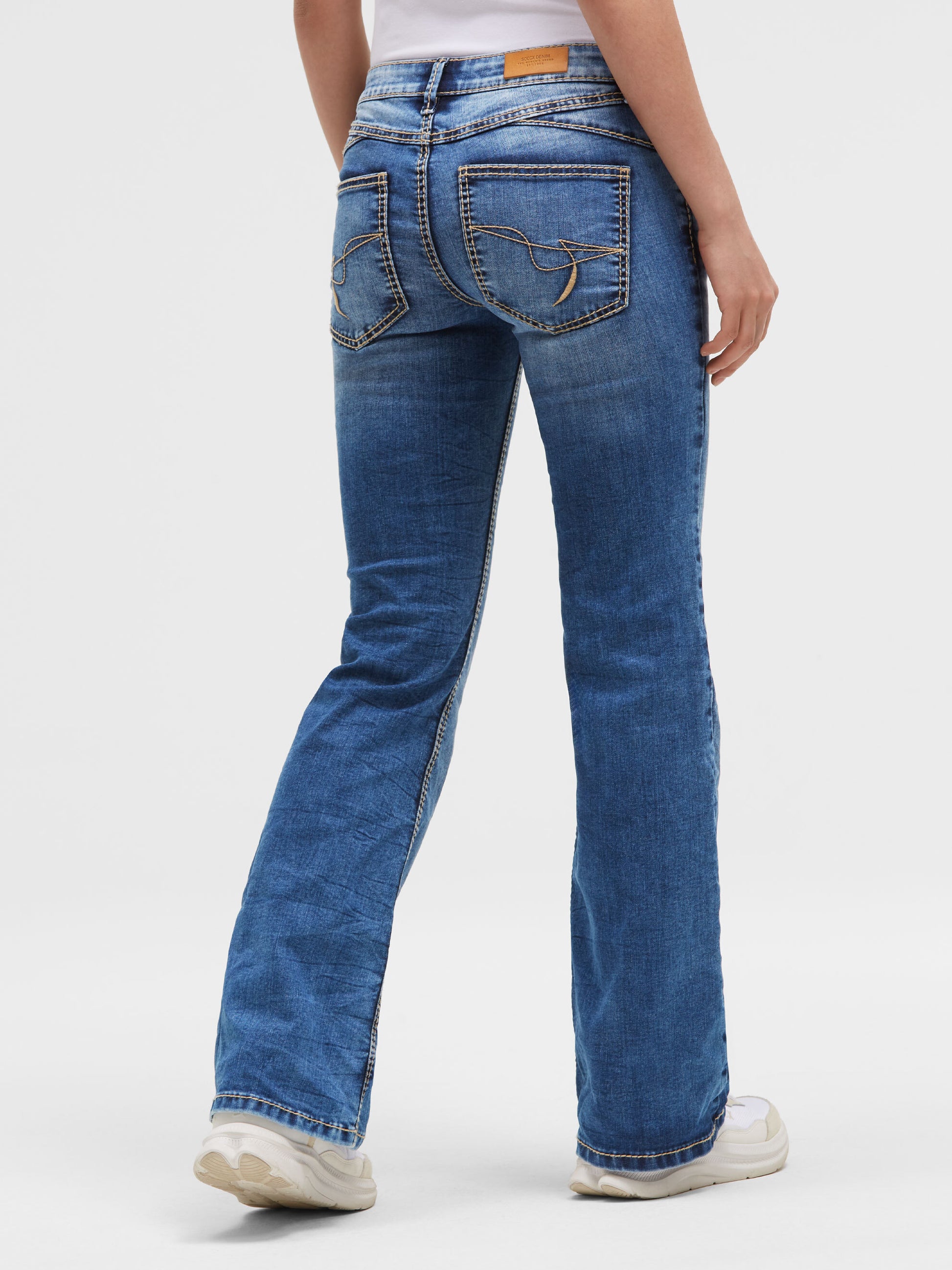 Jeans FI:LO Slim Fit distressed vintage blue - 5