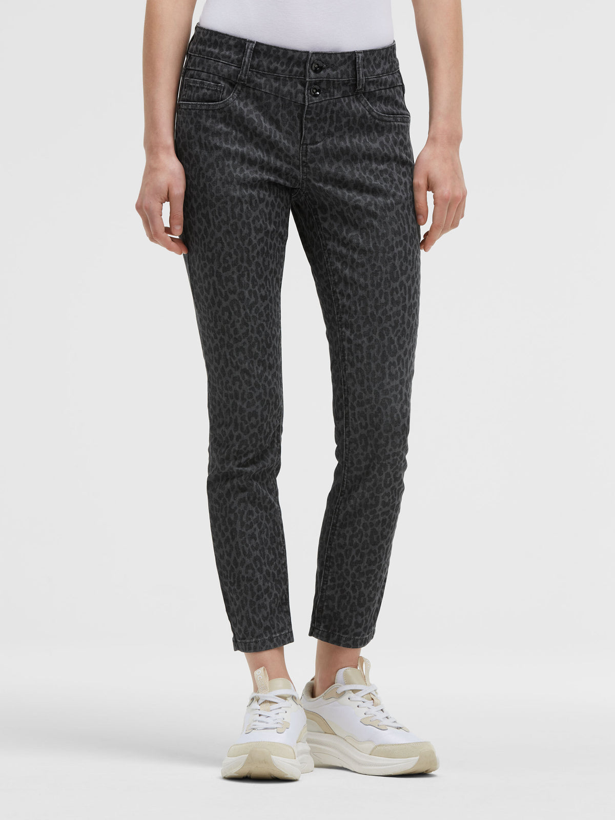 Jeans MI:RA Slim Fit black leo laser