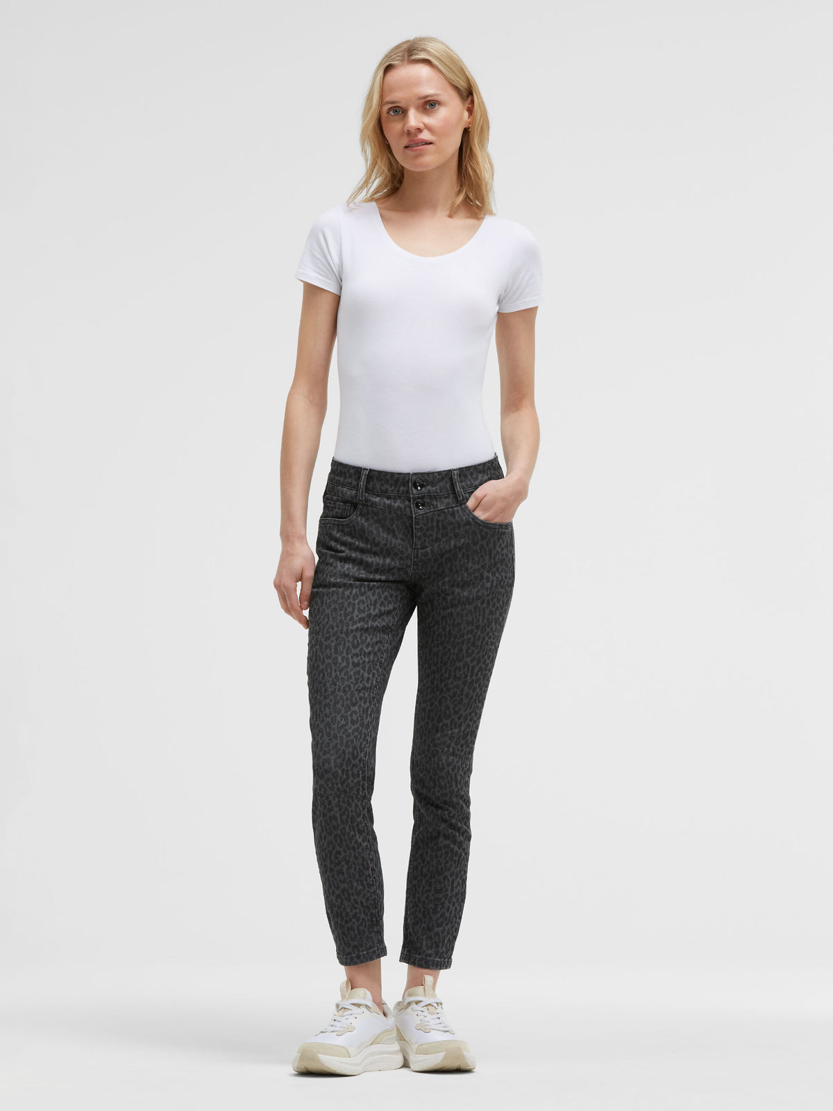 Jeans MI:RA Slim Fit black leo laser - 3